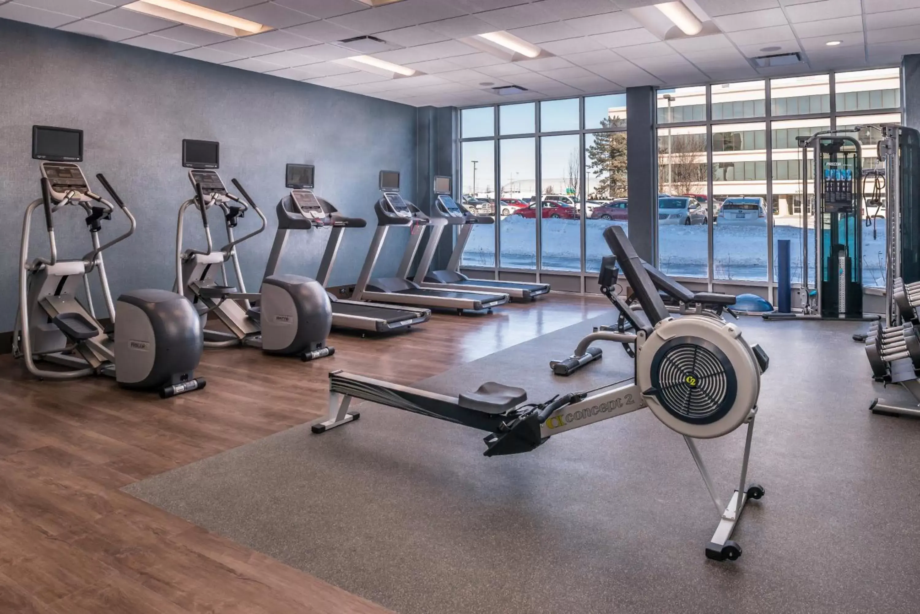 Fitness centre/facilities, Fitness Center/Facilities in Holiday Inn Detroit Northwest - Livonia, an IHG Hotel