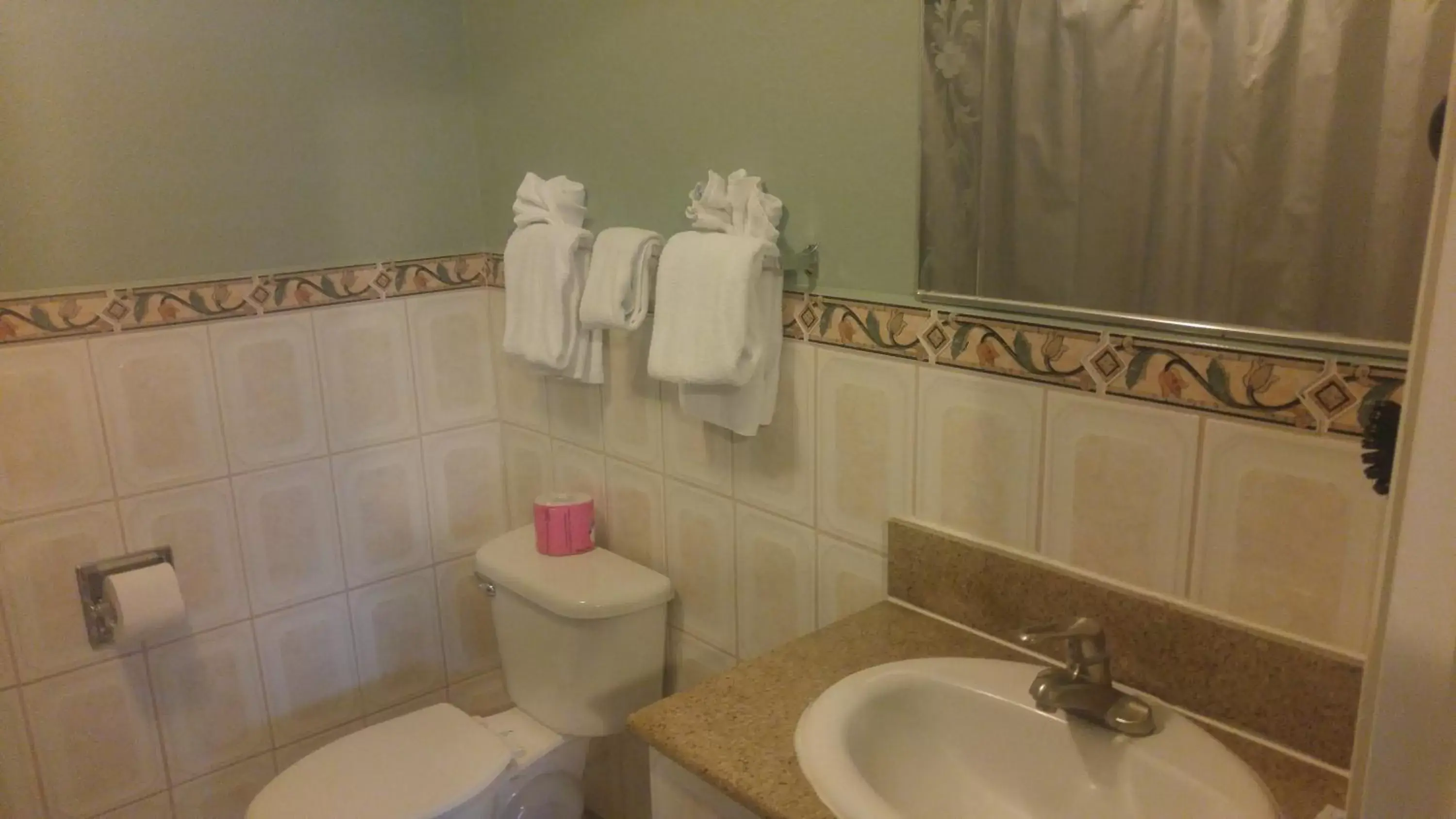 Bathroom in Riviera Motel