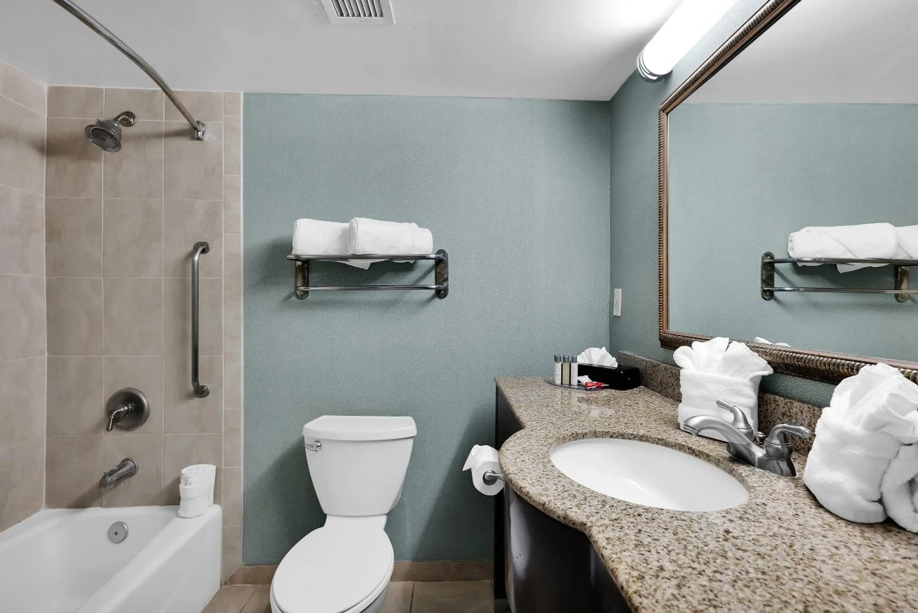 Shower, Bathroom in Ramada by Wyndham Jacksonville I-95 by Butler Blvd