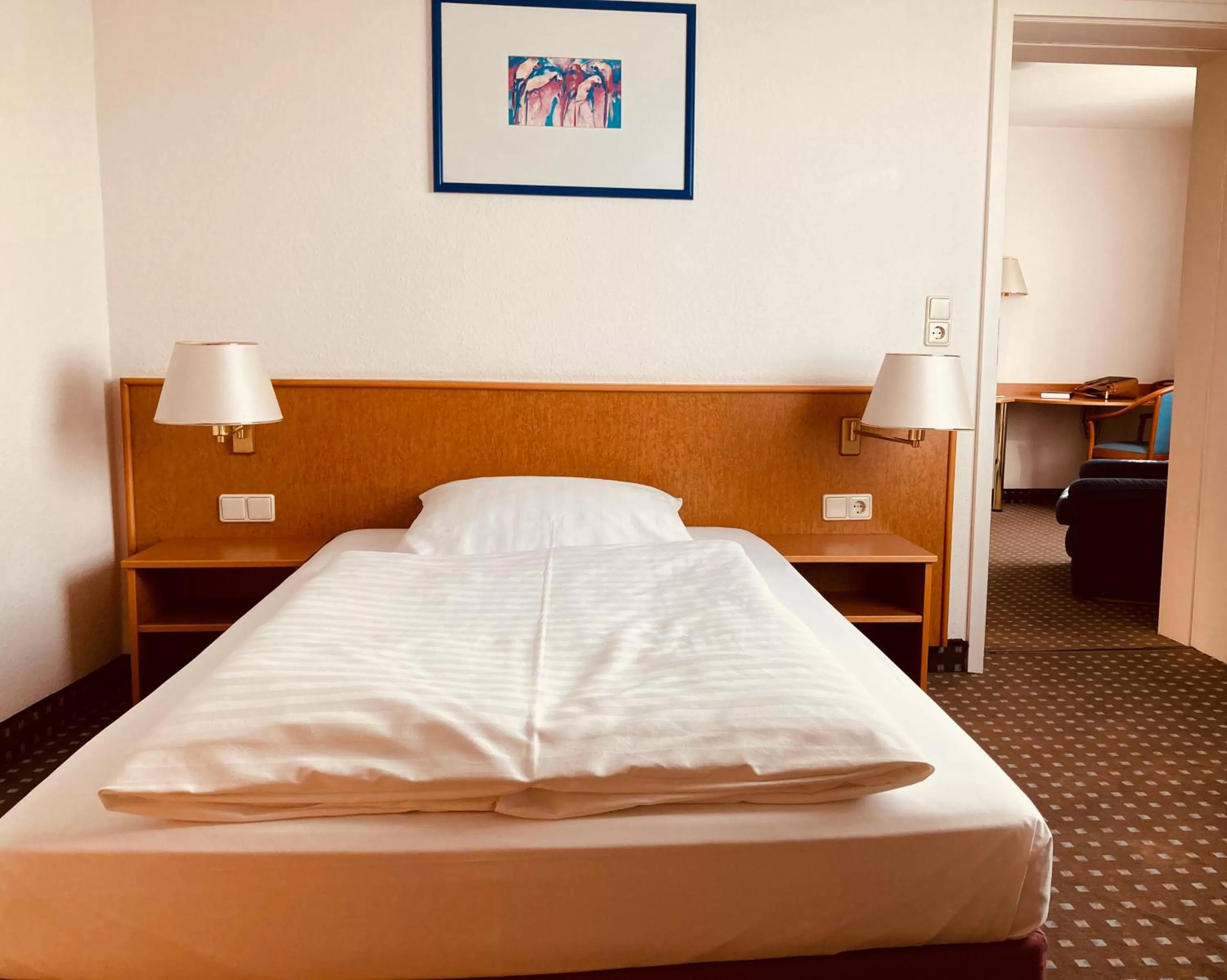 Bedroom, Bed in Akzent Congresshotel Hoyerswerda
