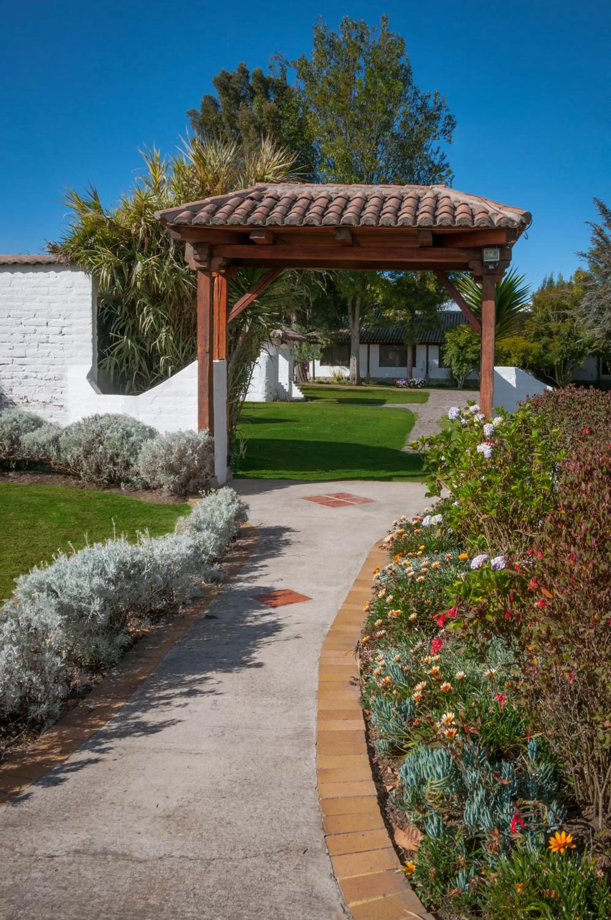 Garden in Hotel Hacienda Abraspungo