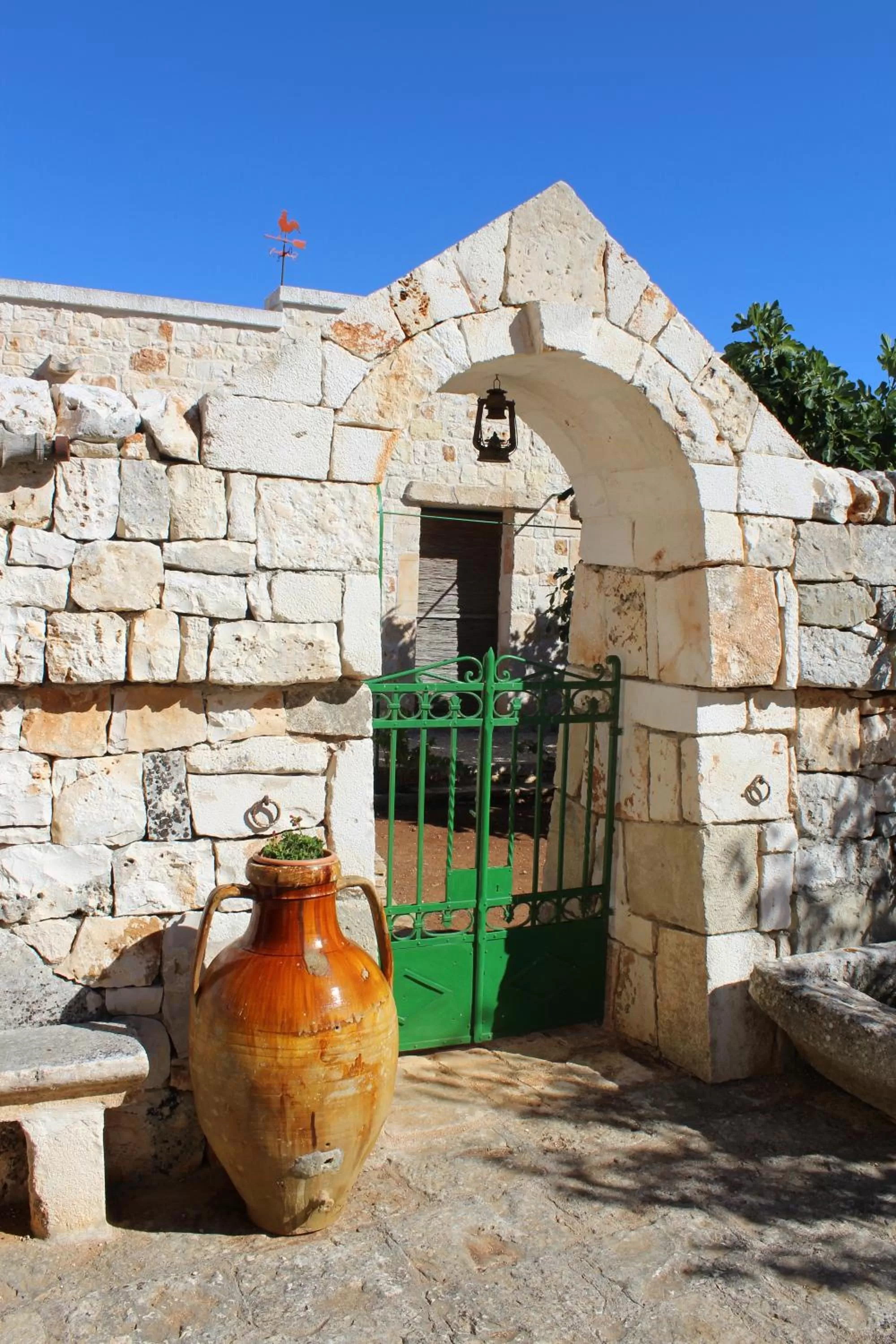 Garden view in Masseria Tolla