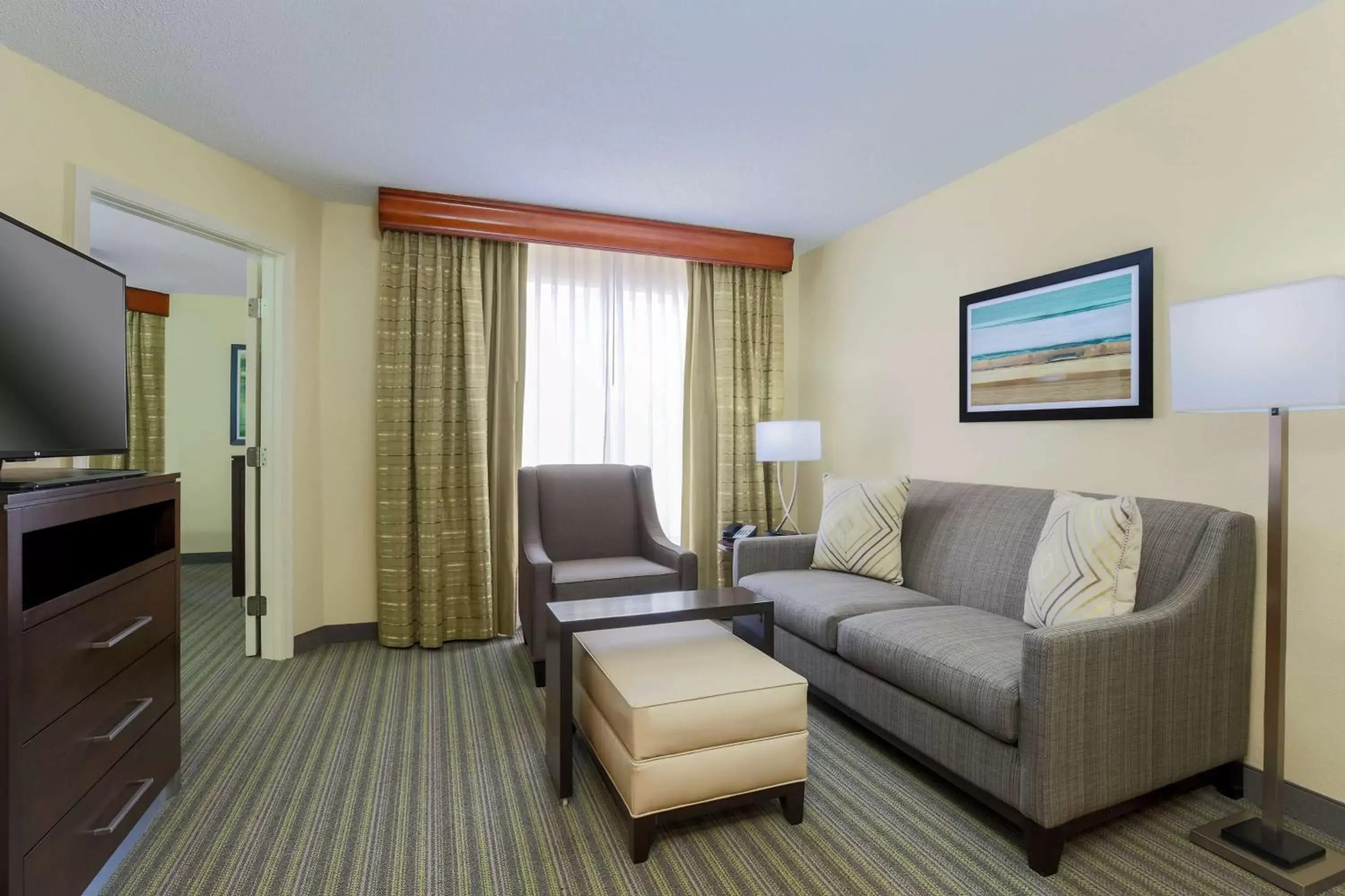 Living room, Seating Area in Homewood Suites by Hilton St. Petersburg Clearwater