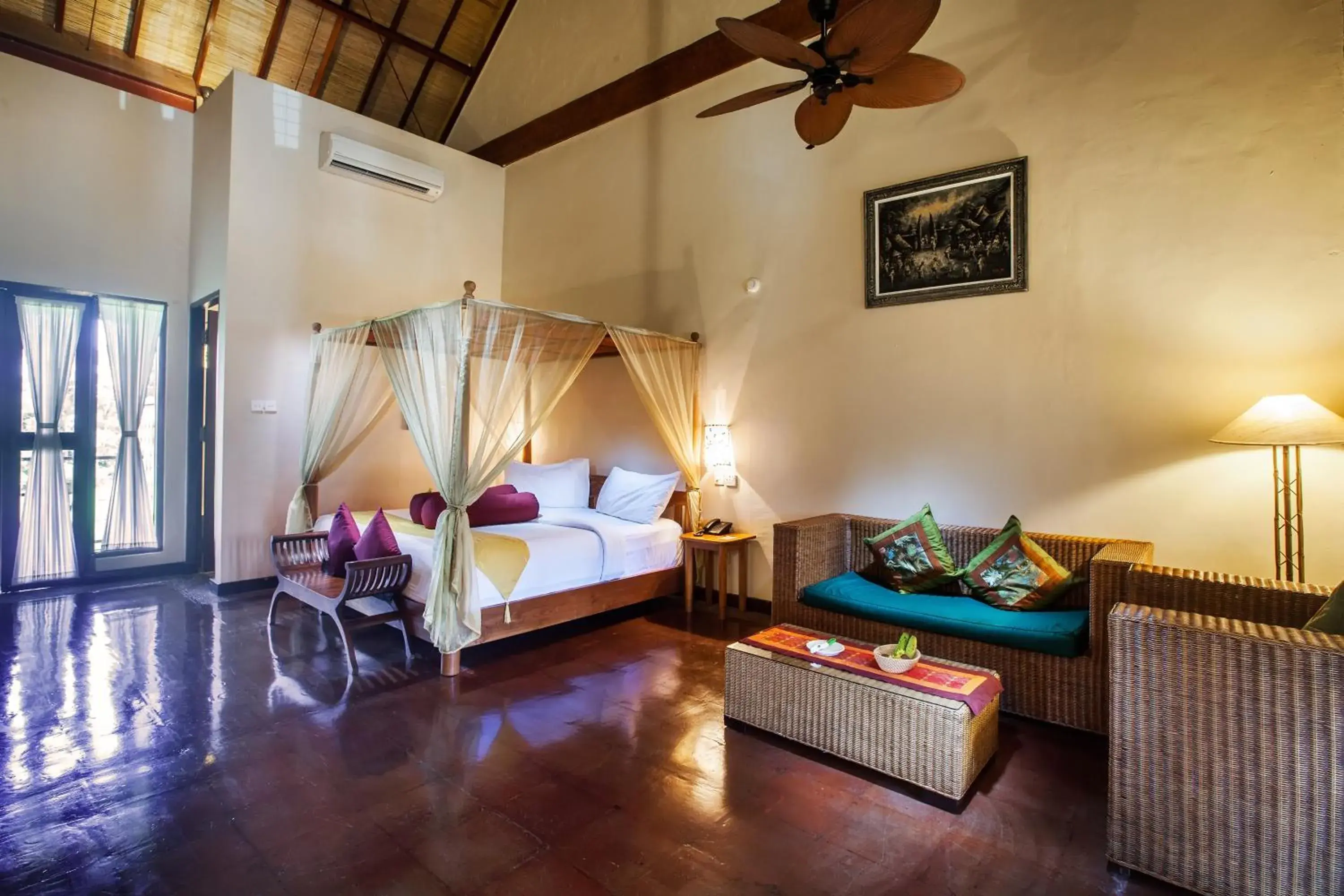 Bed in Junjungan Ubud Hotel & Spa