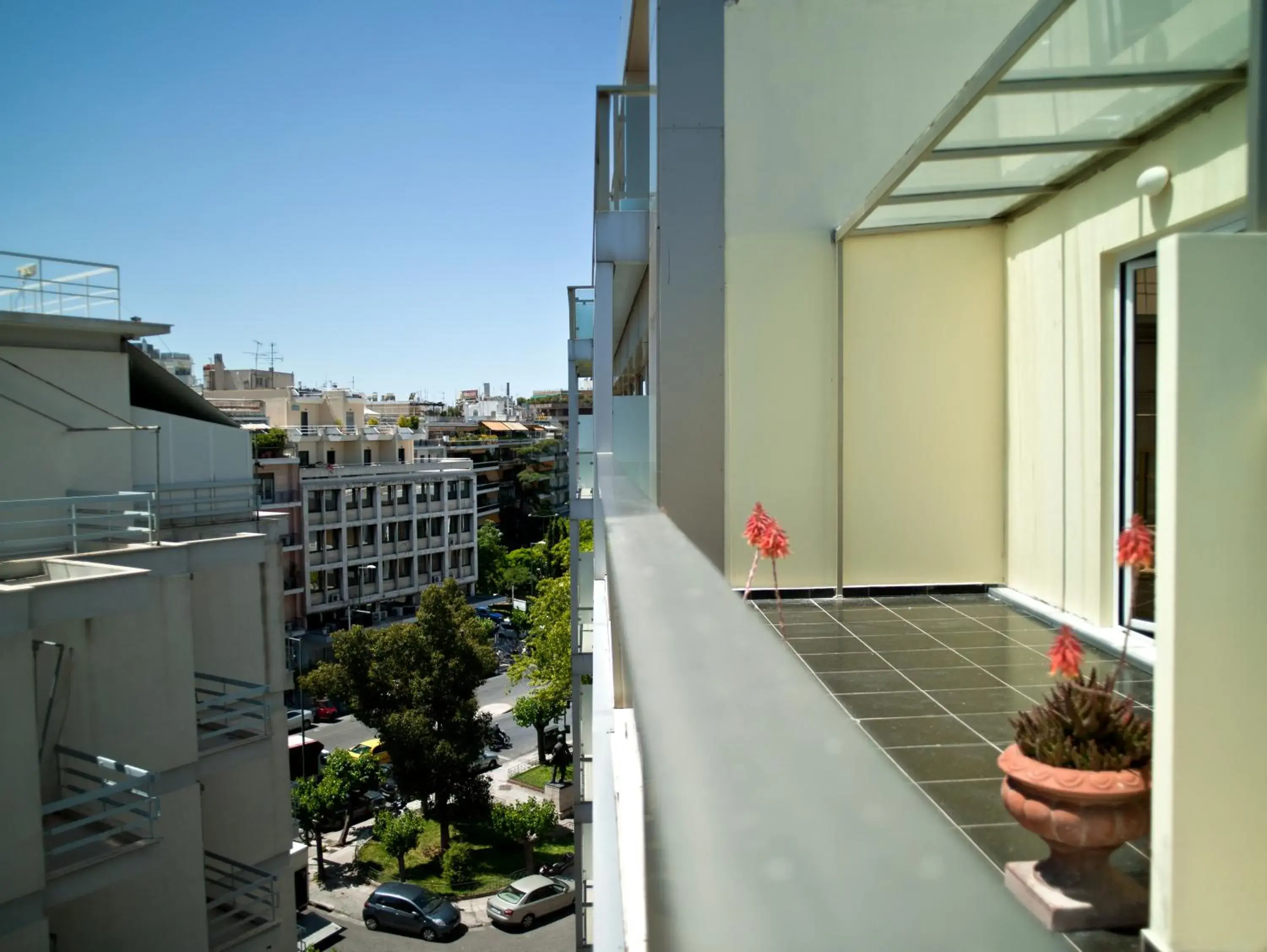 Balcony/Terrace in Ilisia Hotel Athens