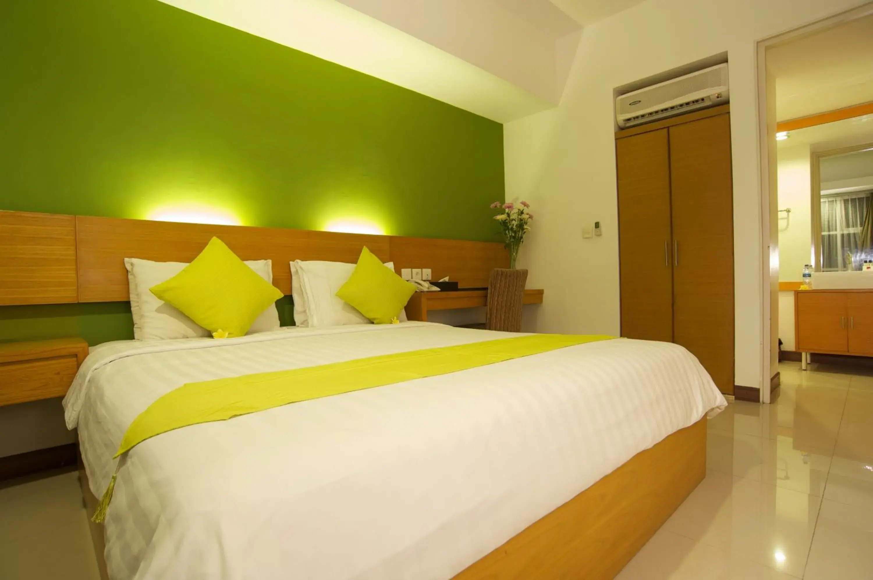 Bed in Sunset Residence and Condotel