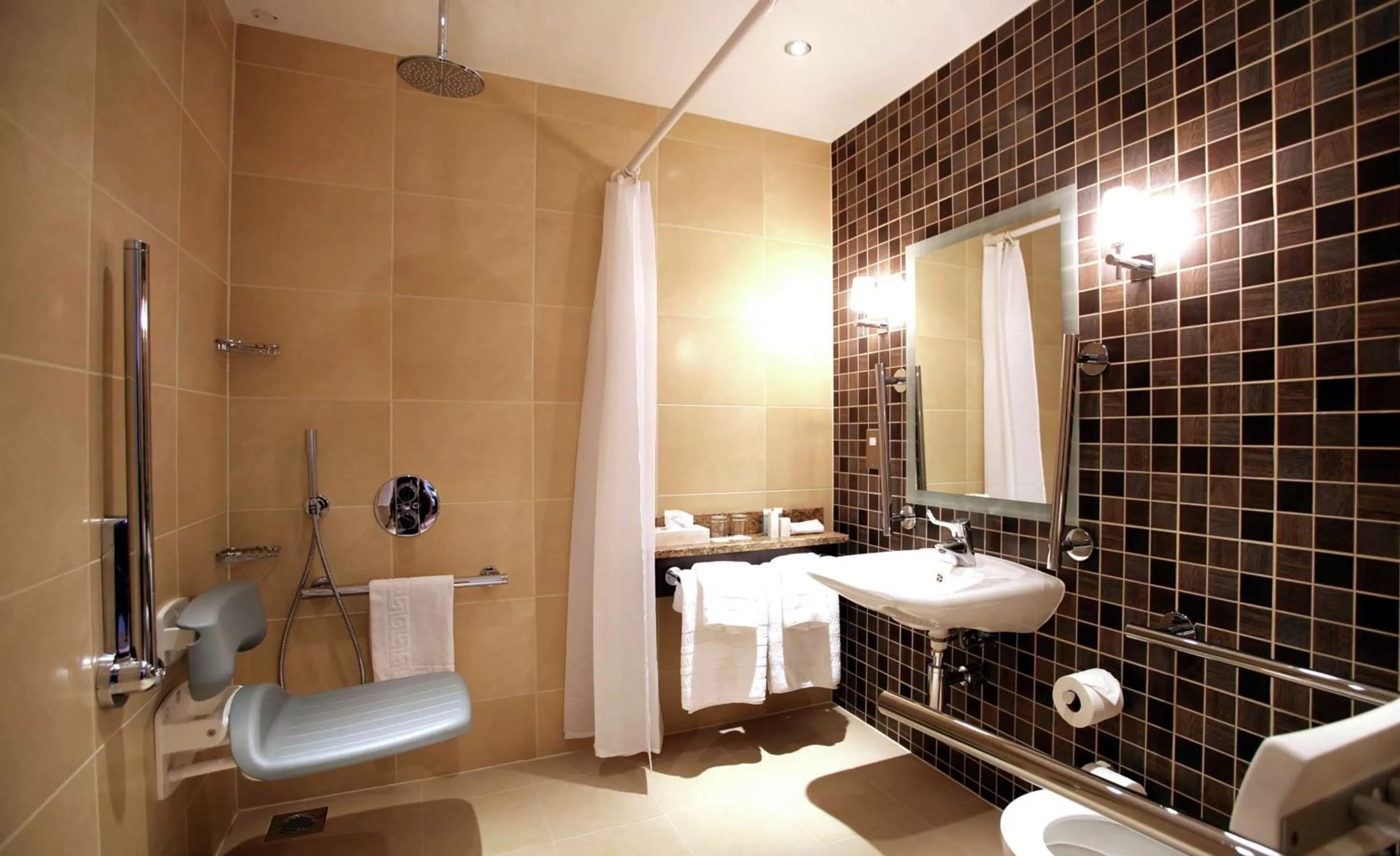 Bathroom in DoubleTree by Hilton Dunblane Hydro Hotel