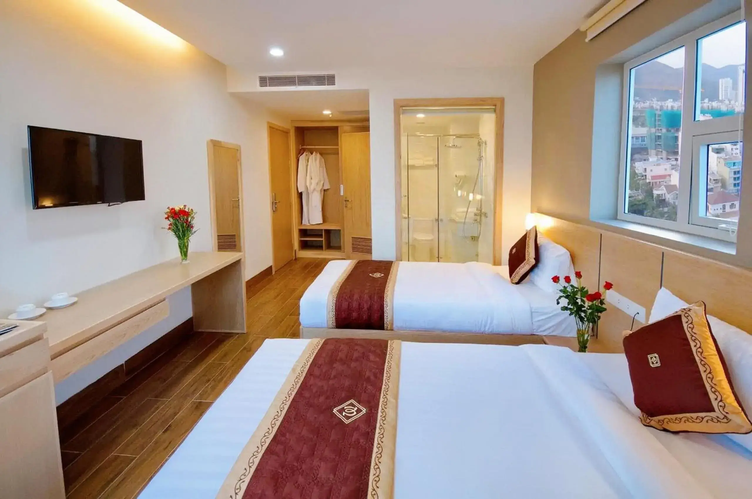 Bedroom, Bed in Gibson Hotel Nha Trang