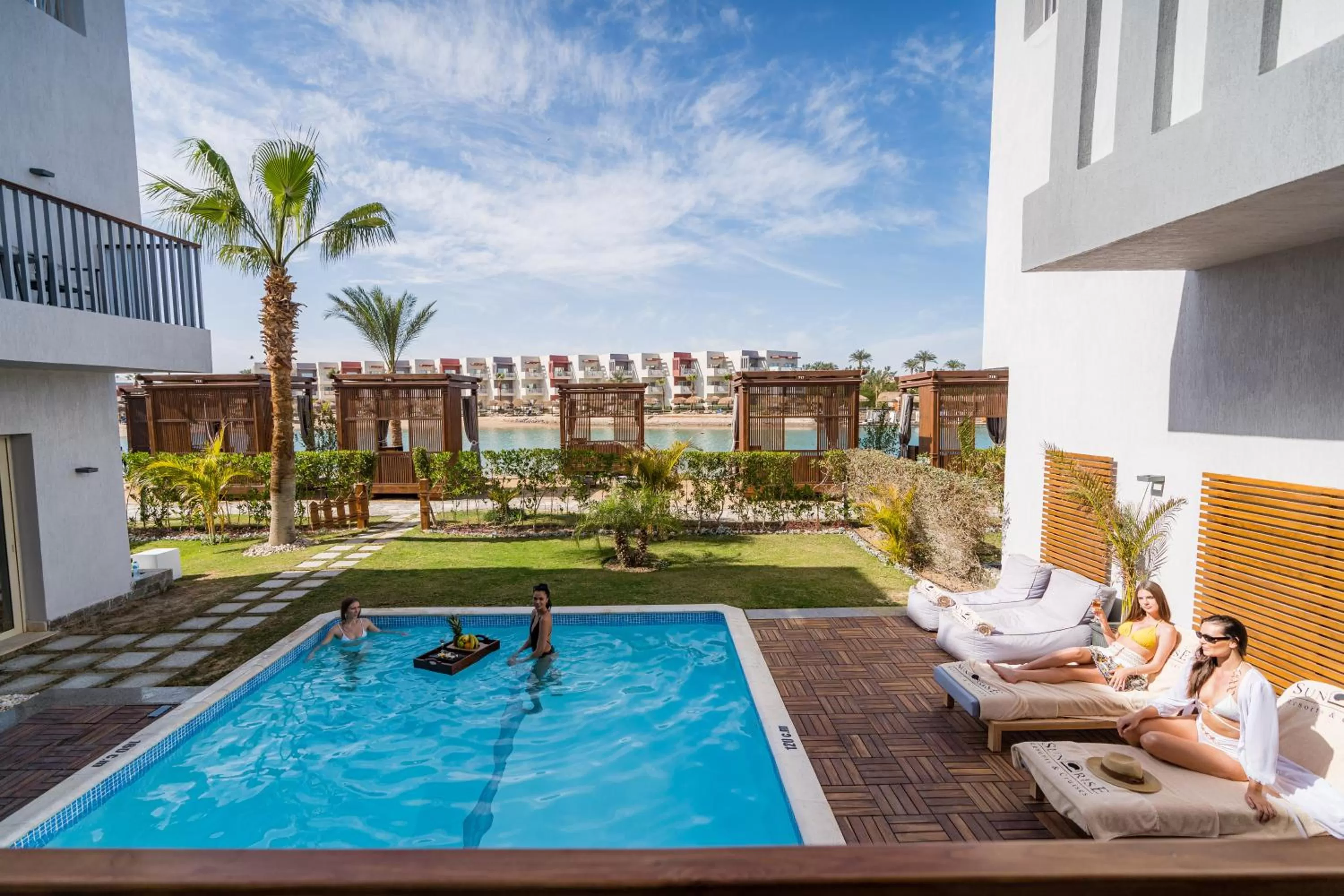 Pool view in Sunrise Crystal Bay Resort -Grand Select