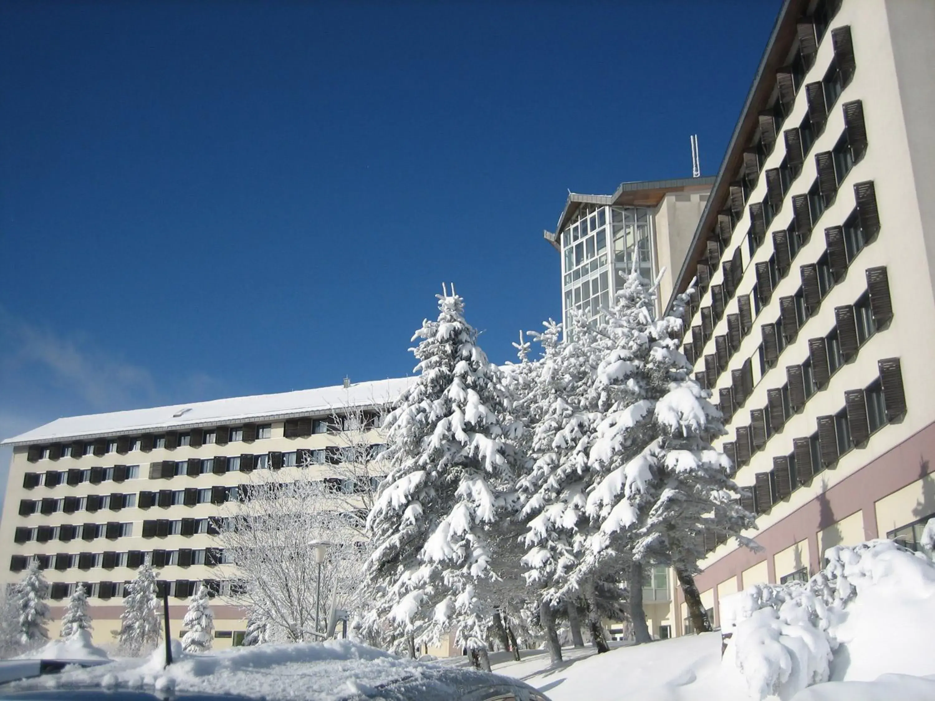 Property building, Winter in Ringberg Hotel