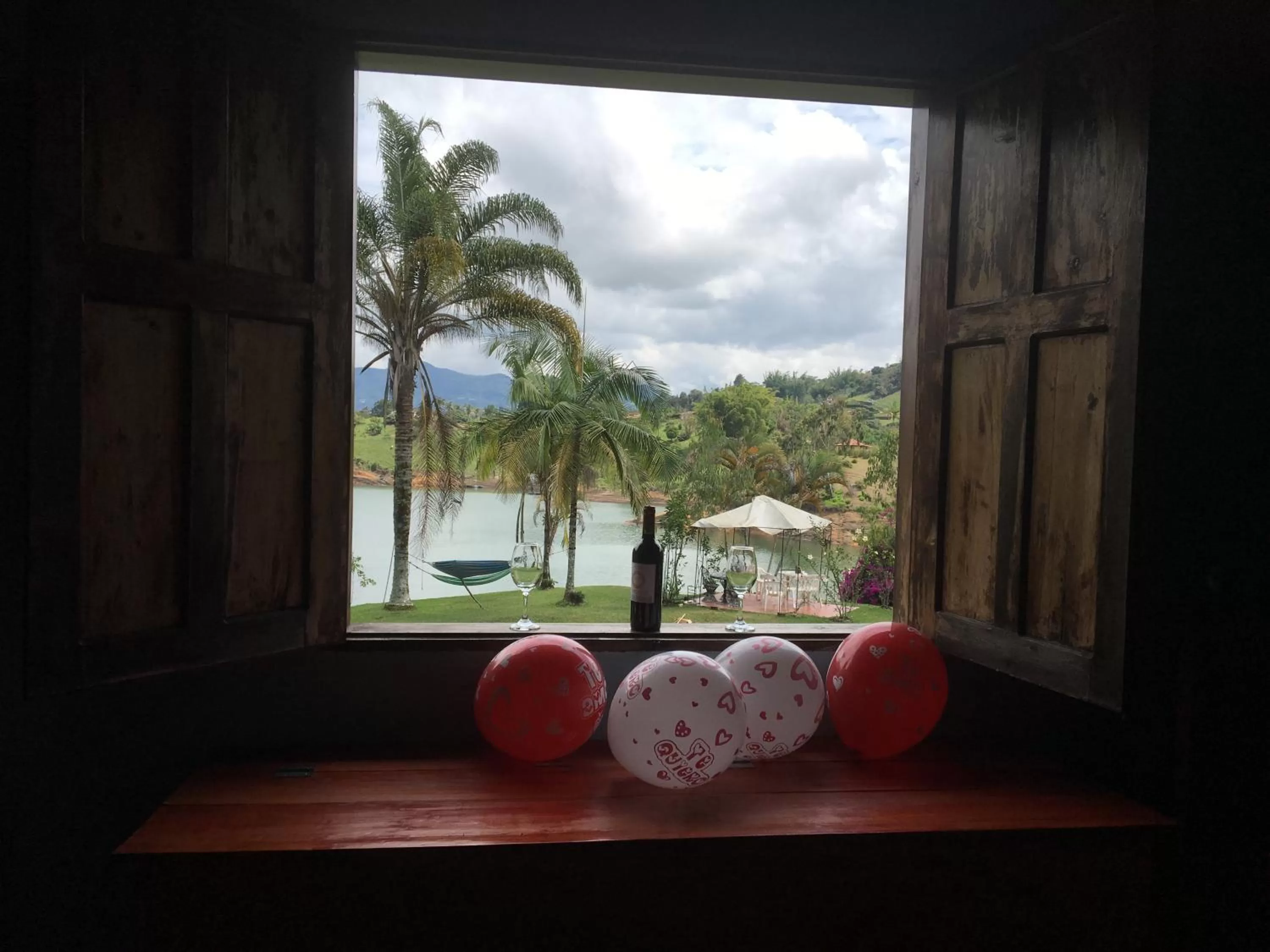 Garden view in Casa finca típica the lake hotel