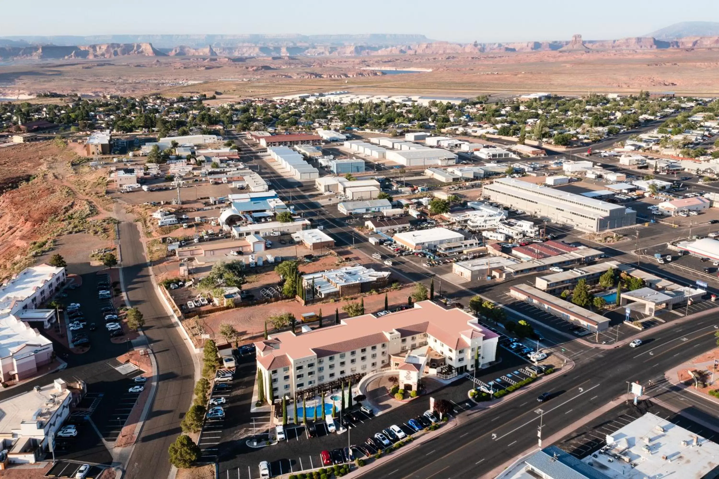 Property building, Bird's-eye View in Best Western Plus At Lake Powell