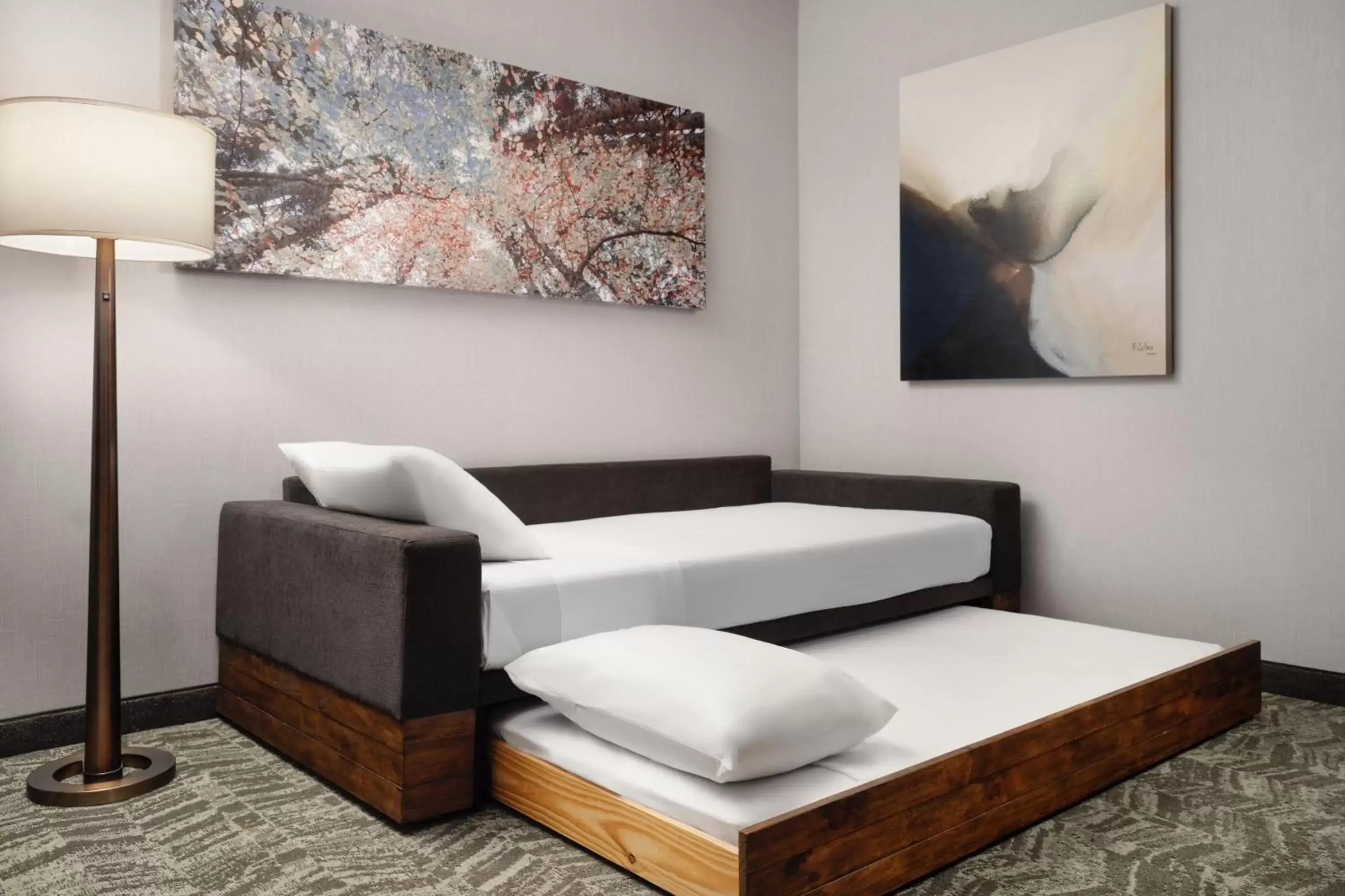 King Suite with Trundle Bed and Adapted Tub - Mobility Accessible in SpringHill Suites by Marriott Milpitas Silicon Valley King Suite with Trundle Bed and Adapted Tub - Mobility Accessible in SpringHill Suites by Marriott Milpitas Silicon Valley