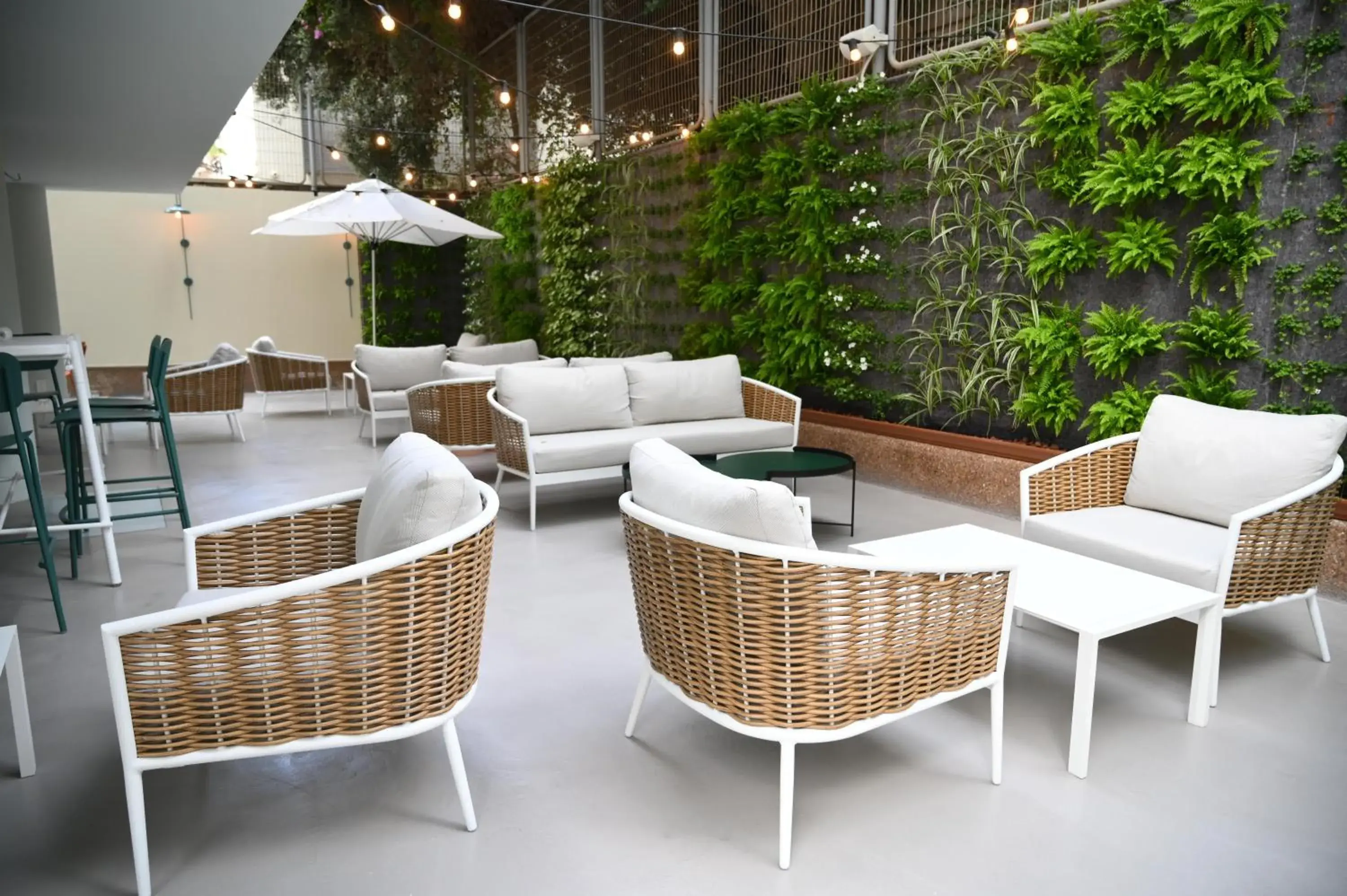 Garden in The Muse Boutique Hotel Tel Aviv