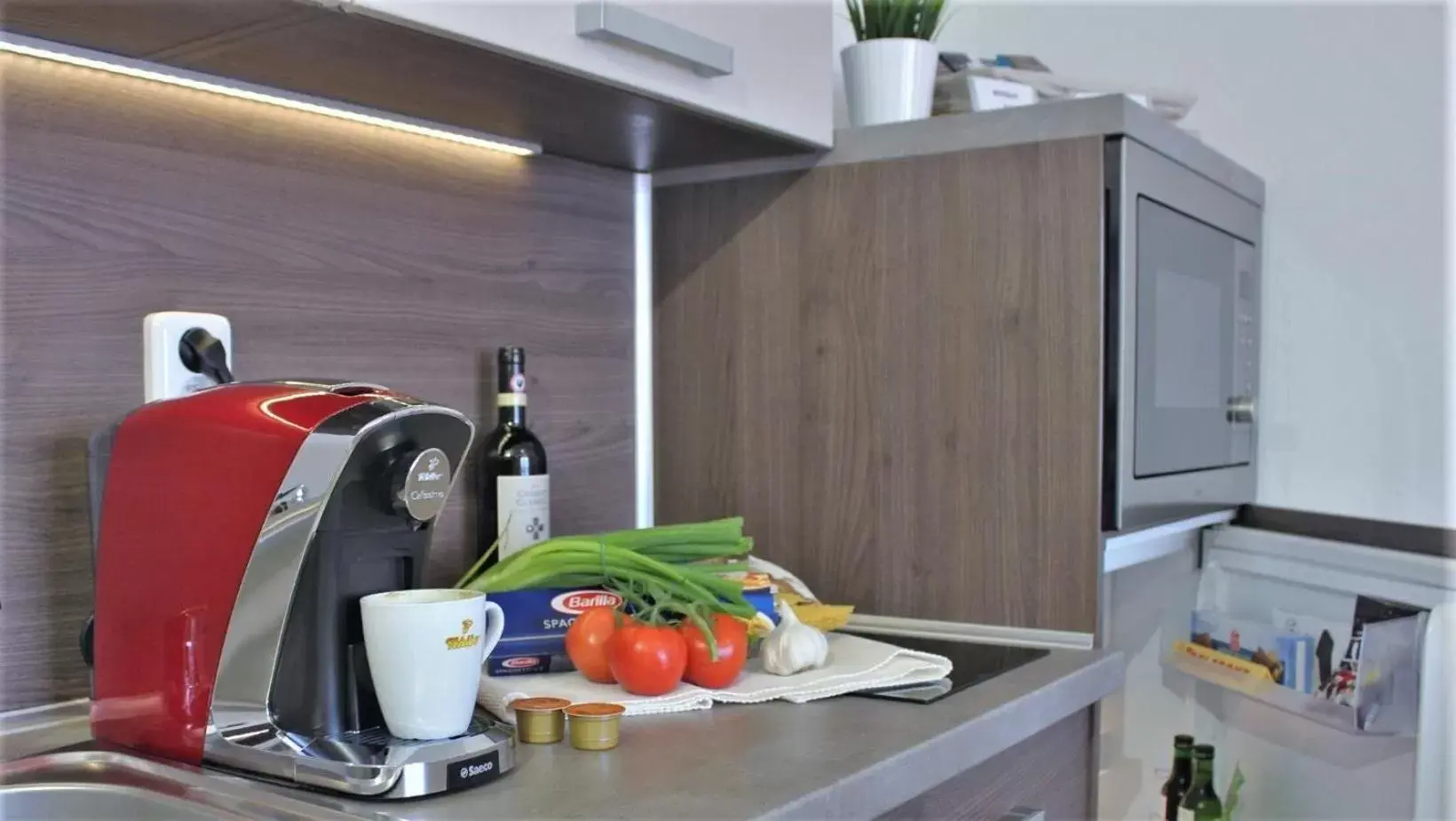 Coffee/tea facilities in Hotel Residence Spalena