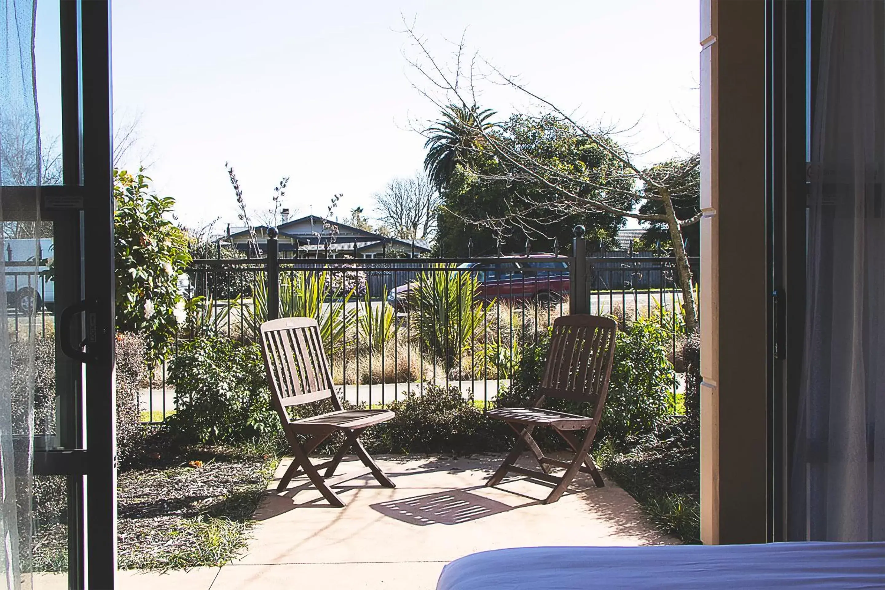 Balcony/Terrace in Saxton Lodge Motel