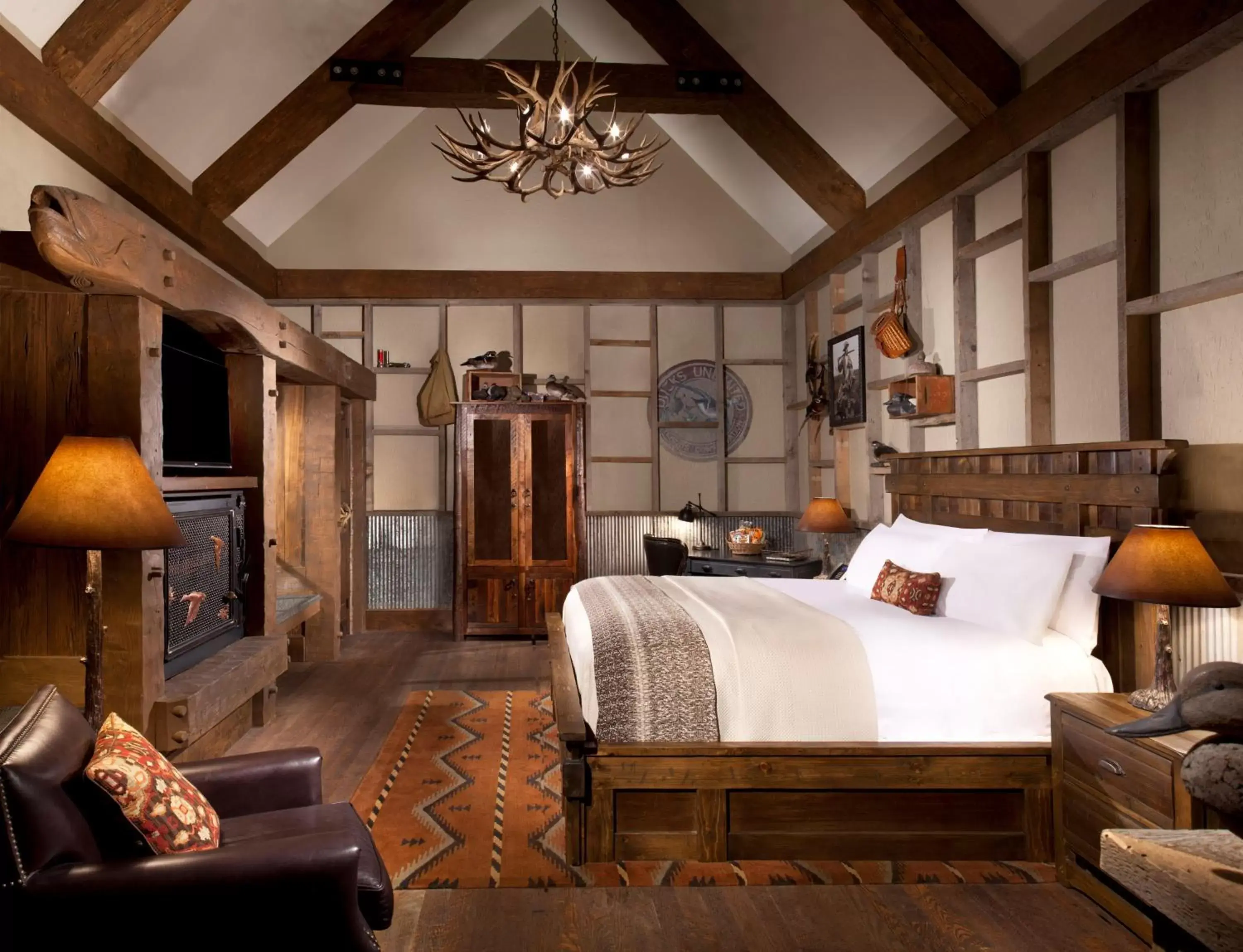 Bed in Big Cypress Lodge
