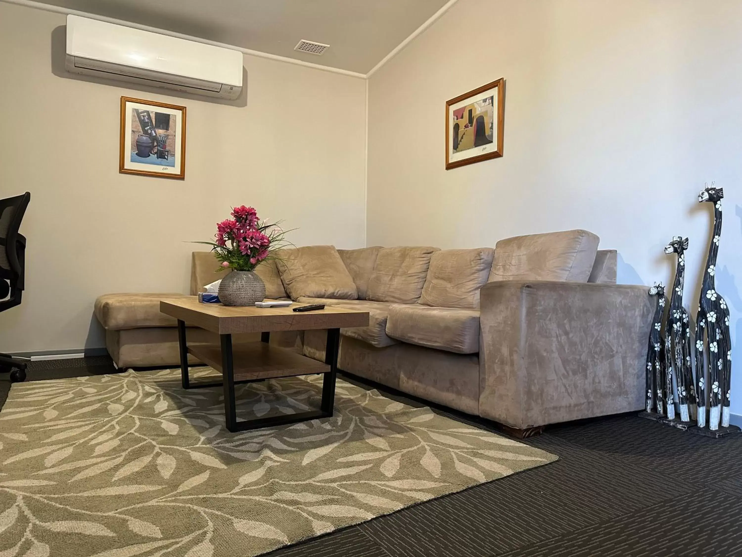 Seating Area in Copper City Motel