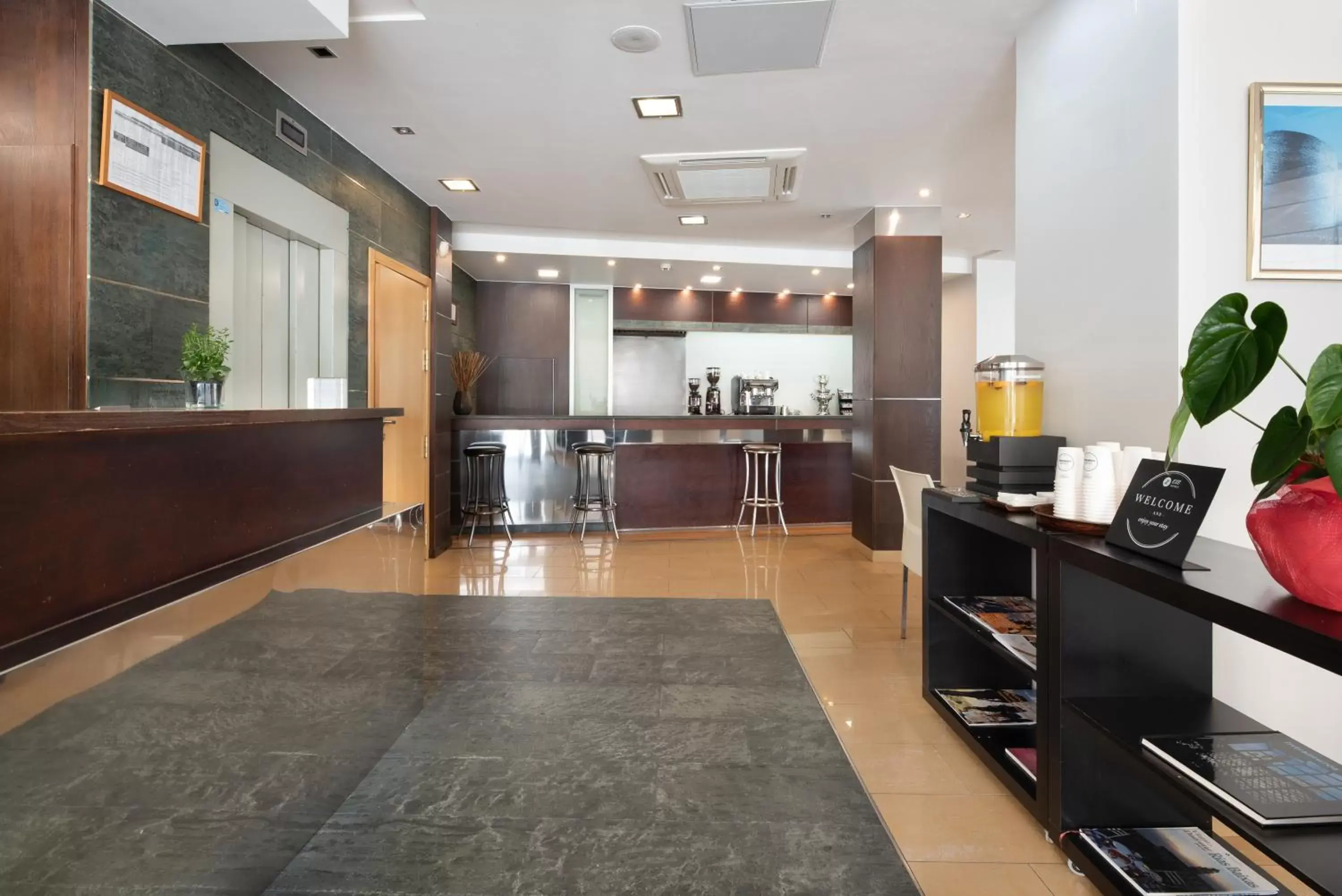 Lobby or reception, Kitchen/Kitchenette in Exe Puerta San Pedro