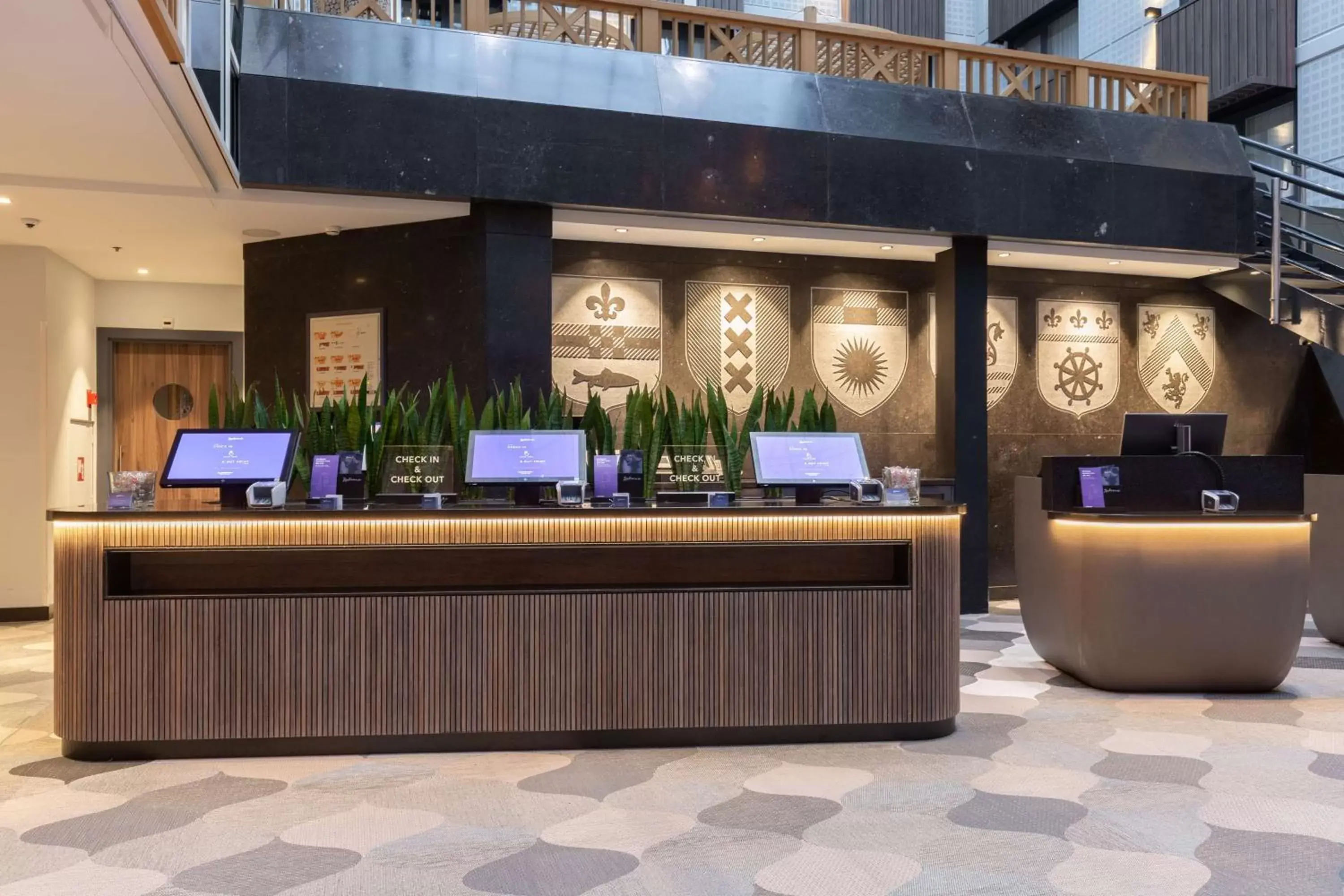 Lobby or reception in Radisson Blu Hotel, Amsterdam City Center