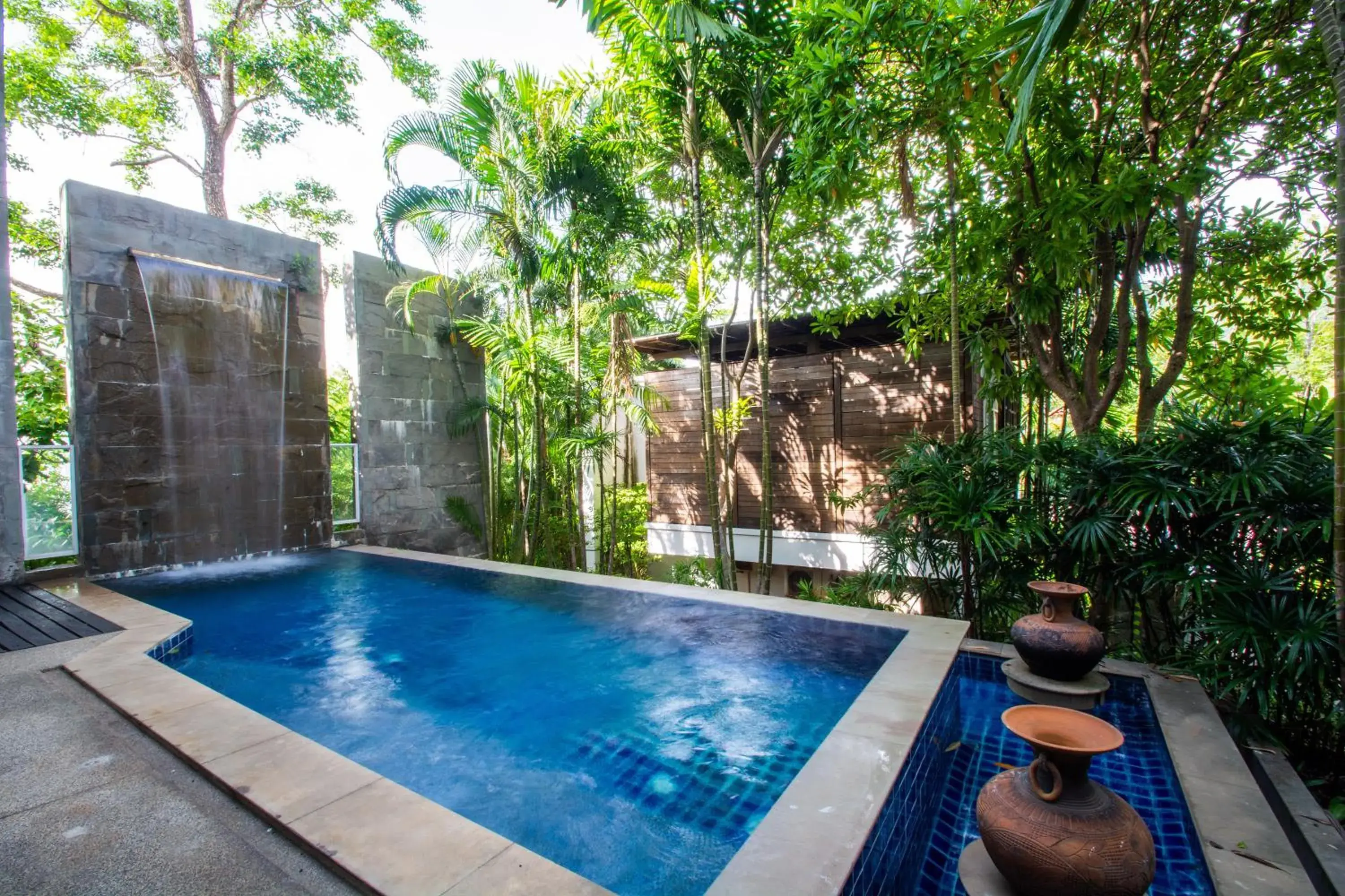 Pool view in Peach Blossom Resort & Pool Villa - SHA Plus Pool view in Peach Blossom Resort & Pool Villa - SHA Plus