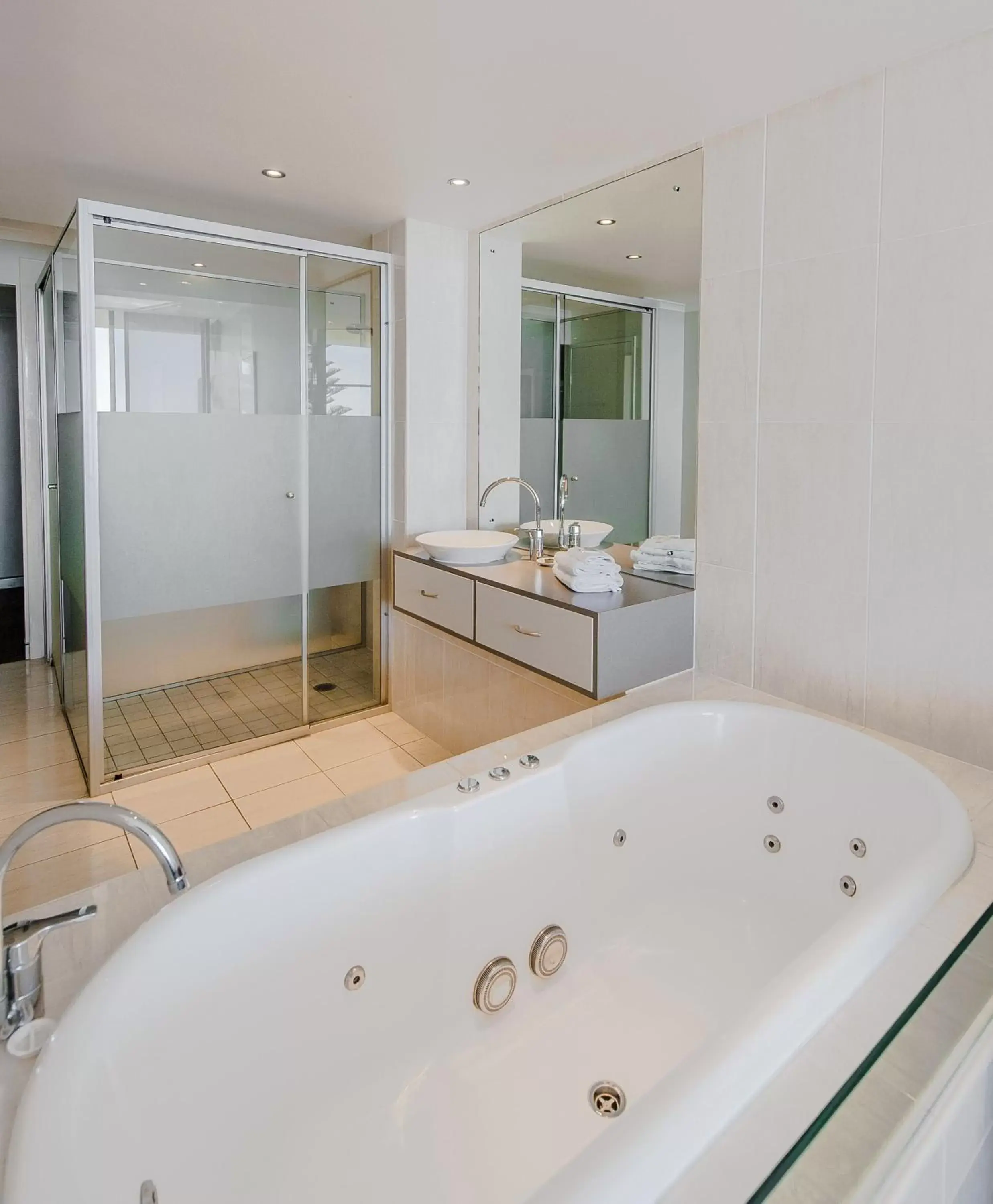 Bathroom in Sandcastle Apartments