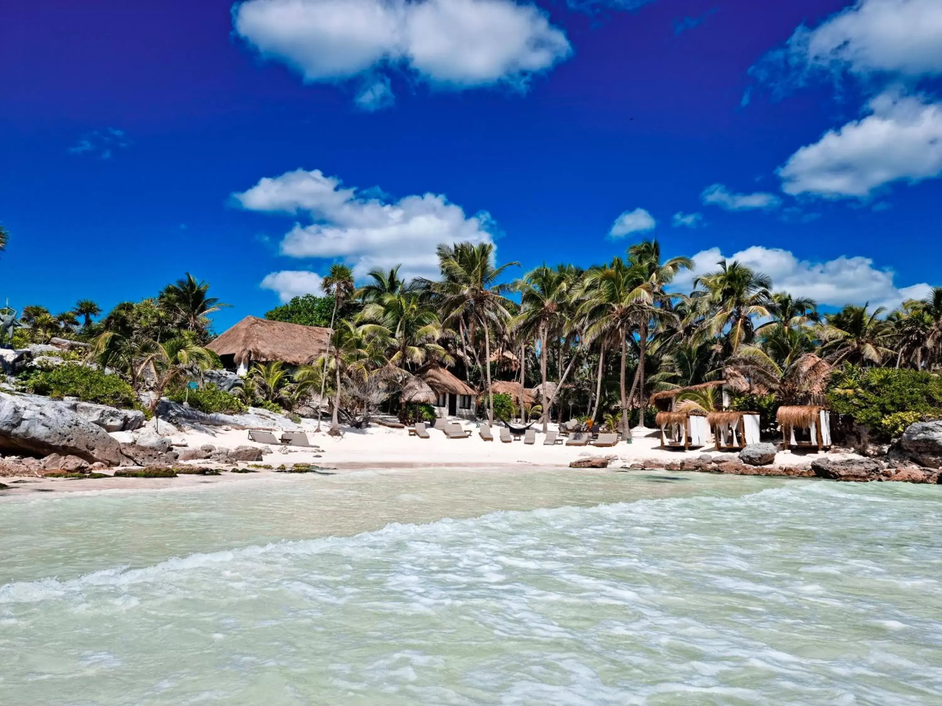 Beach in Diamante K - Inside Tulum National Park