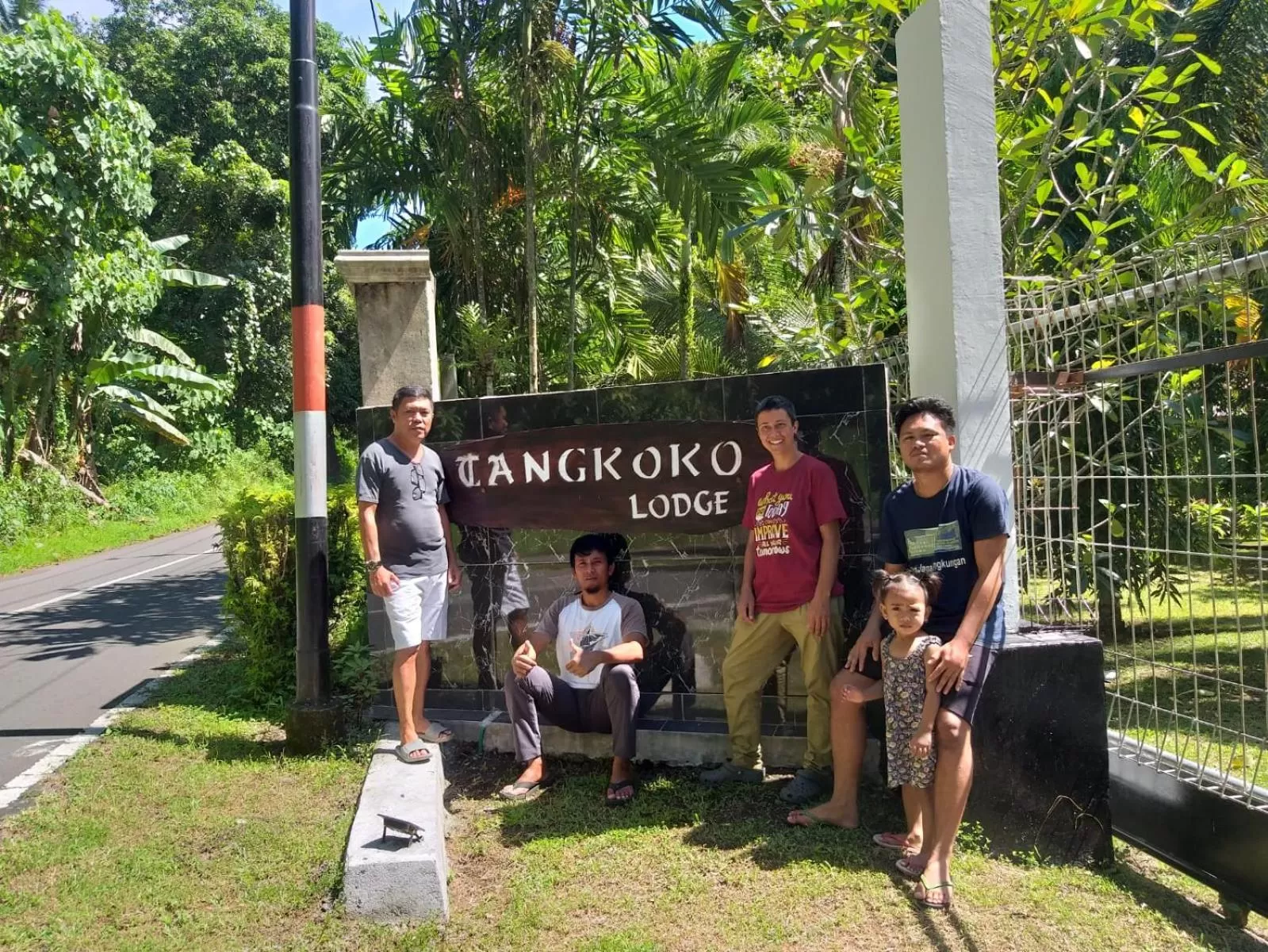 Facade/entrance in Tangkoko Lodge