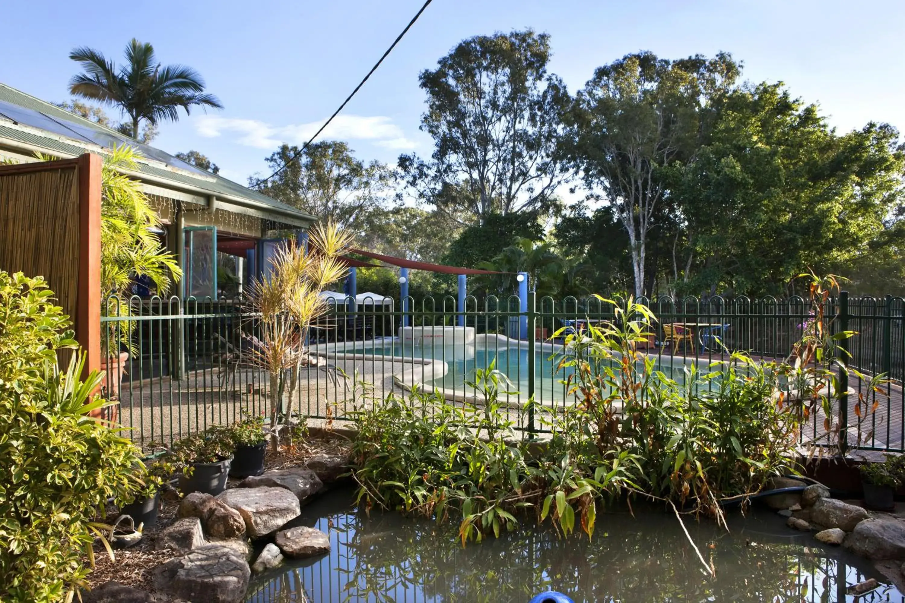 Patio in Colonial Village Resort