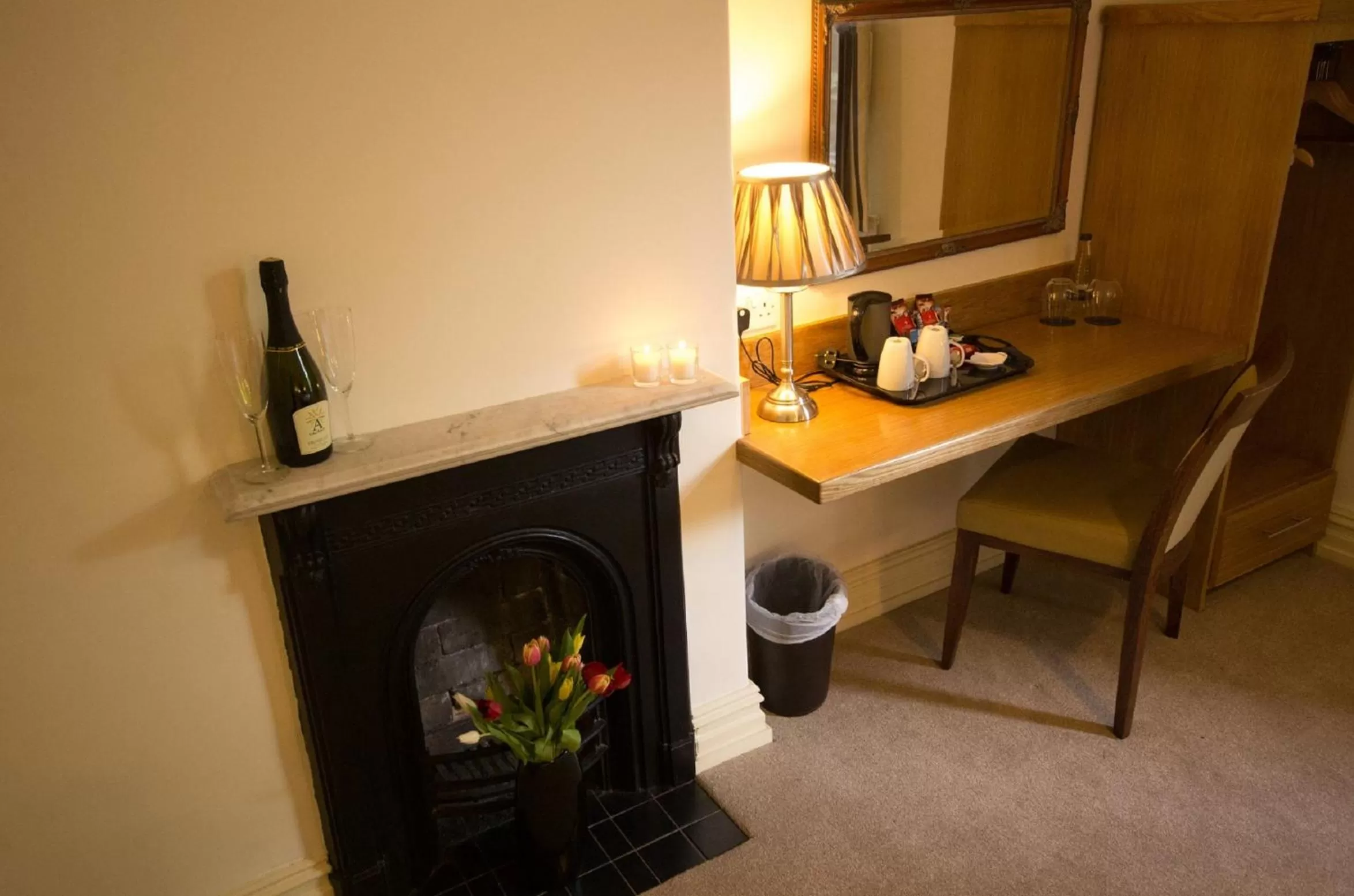 Seating area in Wakefield Limes Lodge