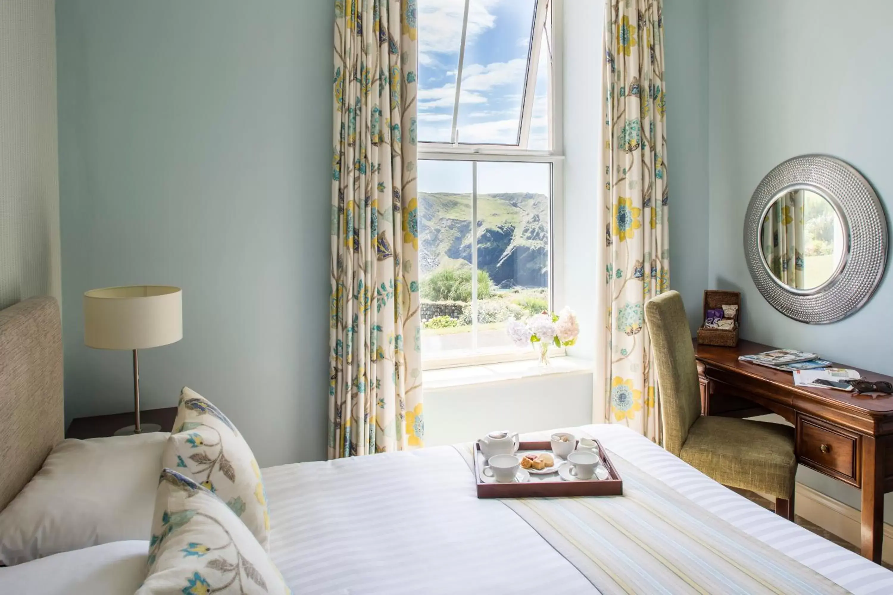Double Room with Partial Sea View in Mullion Cove Hotel & Spa