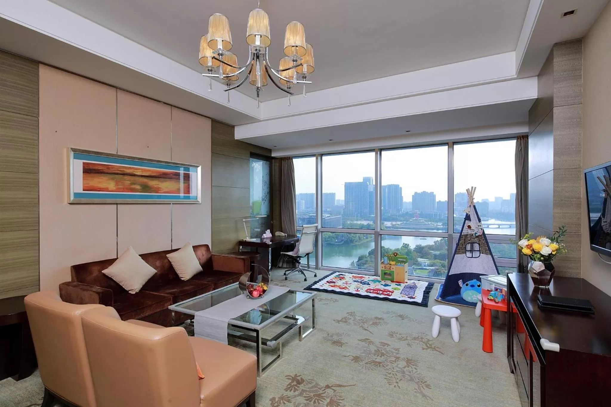 Photo of the whole room in Crowne Plaza Nanjing Jiangning by IHG