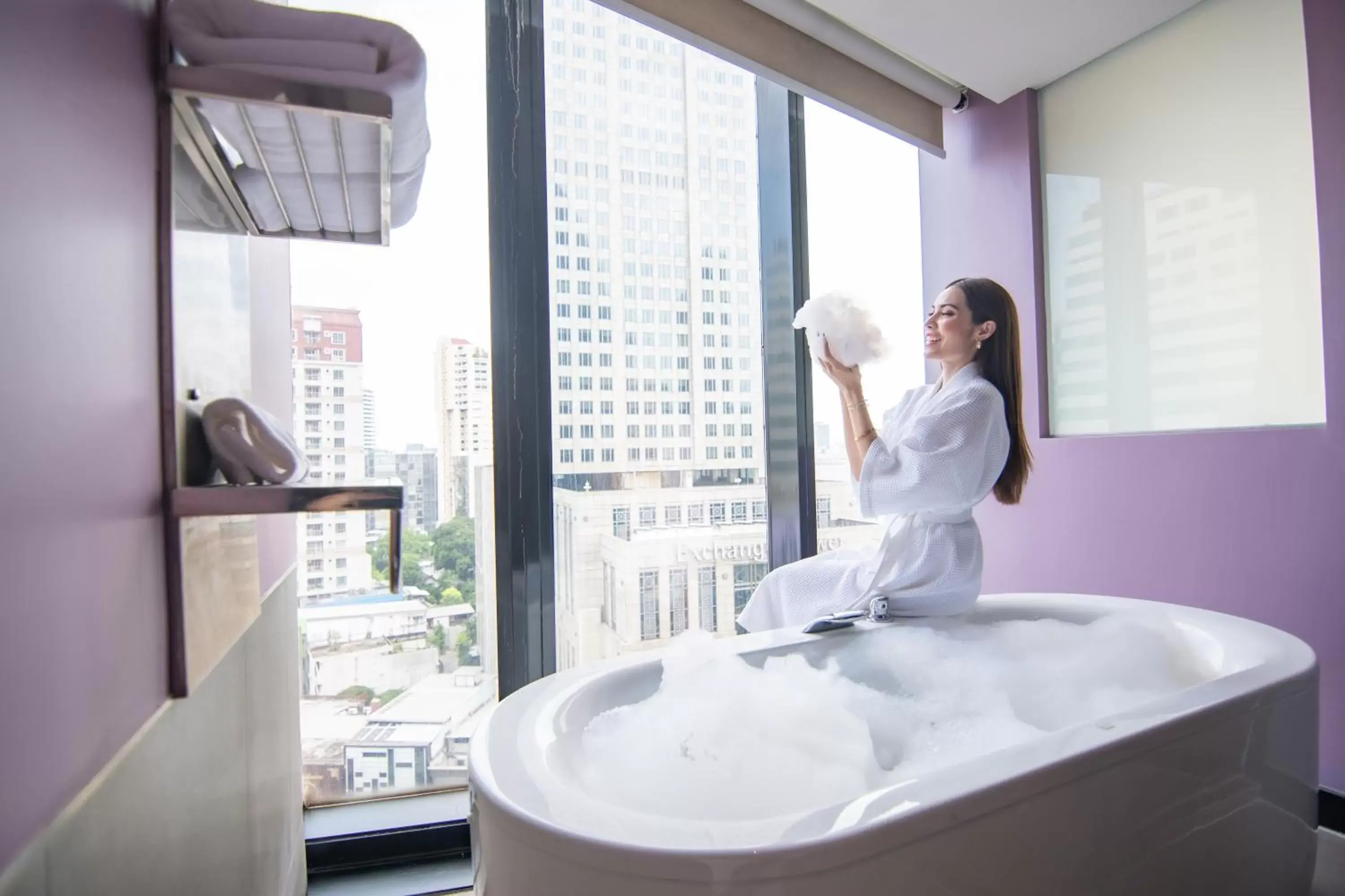 Bath in The Continent Boutique Hotel Bangkok Sukhumvit by Compass Hospitality