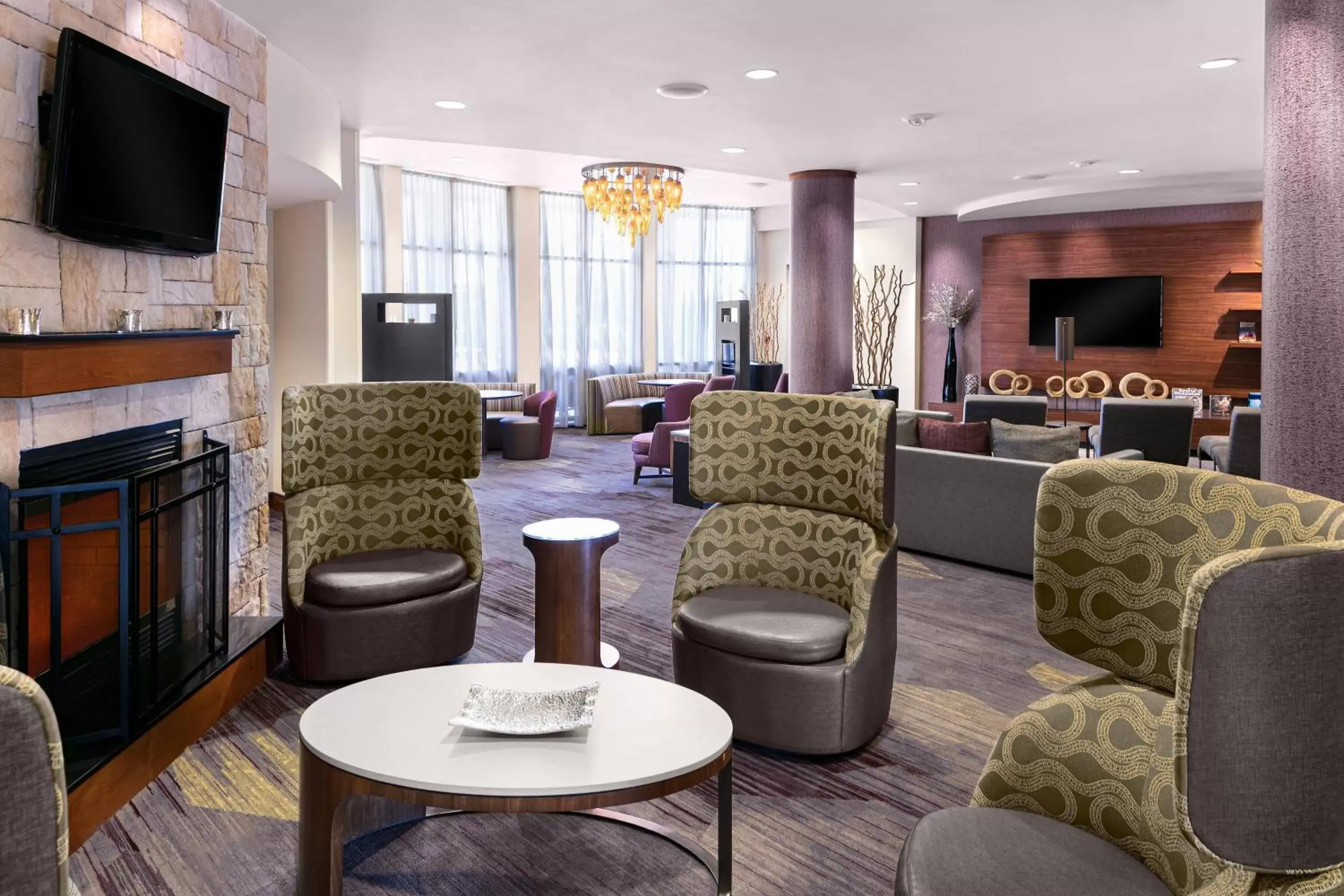 Lobby or reception, Lounge/Bar in Courtyard Bethlehem Lehigh Valley/I-78