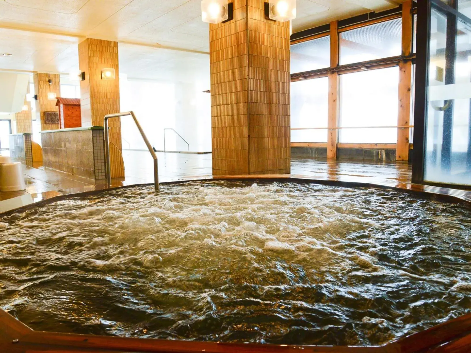 Hot Spring Bath in Hotel Shikanoyu