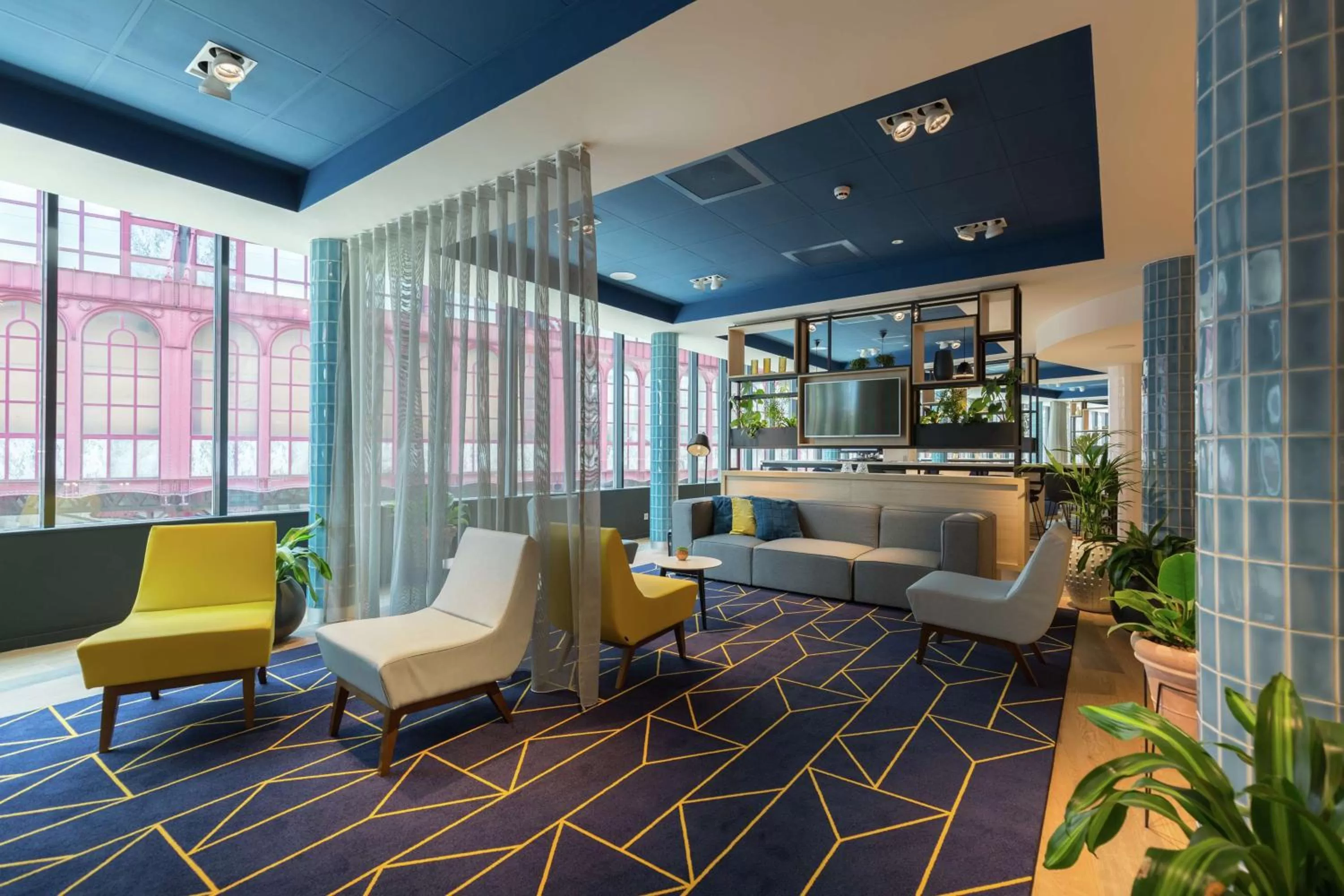 Lobby or reception in Hampton By Hilton Antwerp Central Station