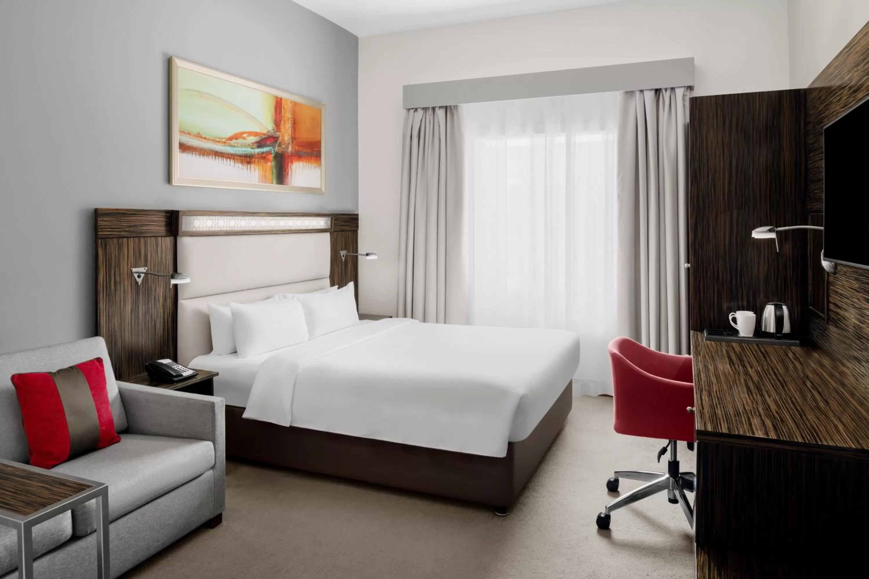 Photo of the whole room, Bed in Holiday Inn Express Dubai Internet City by IHG