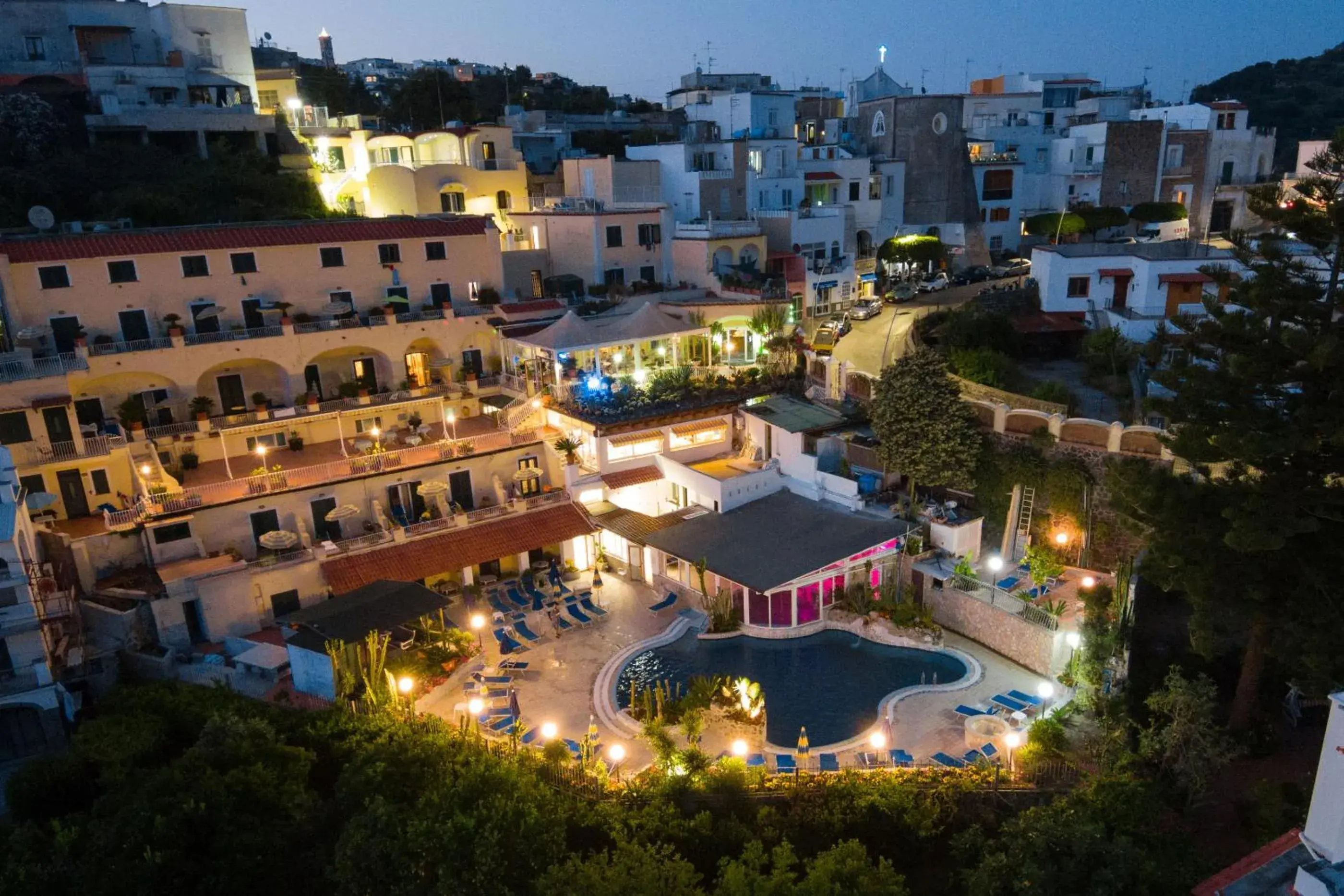 Bird's eye view, Bird's-eye View in Hotel Terme Saint Raphael