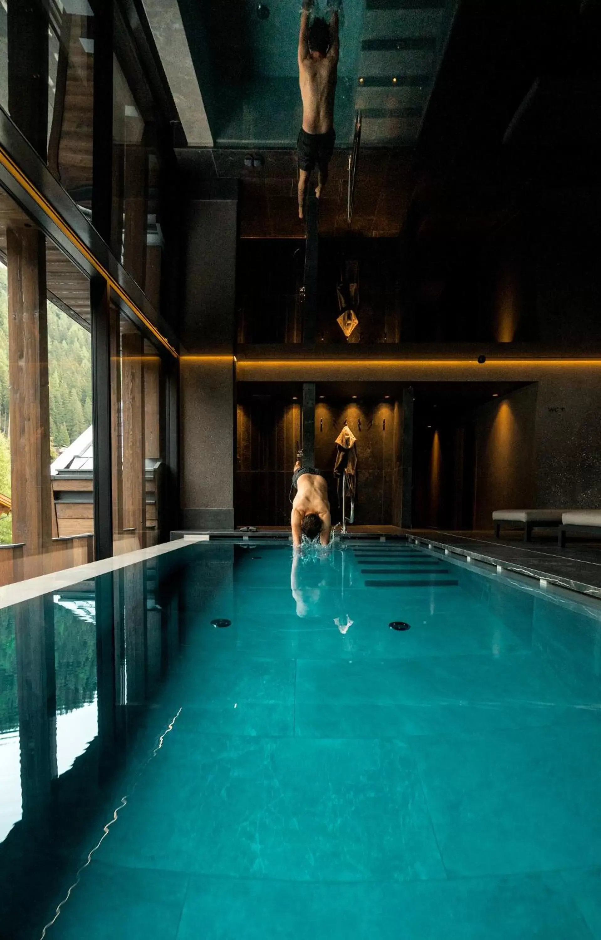 Pool view in Linder Cycling Hotel Pool view in Linder Cycling Hotel