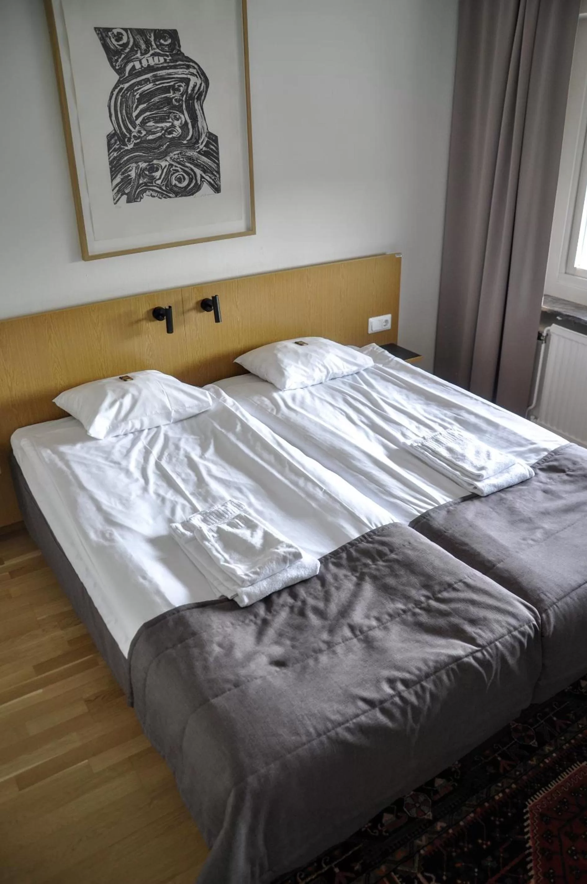 Bed in Ronneby Cityhotell