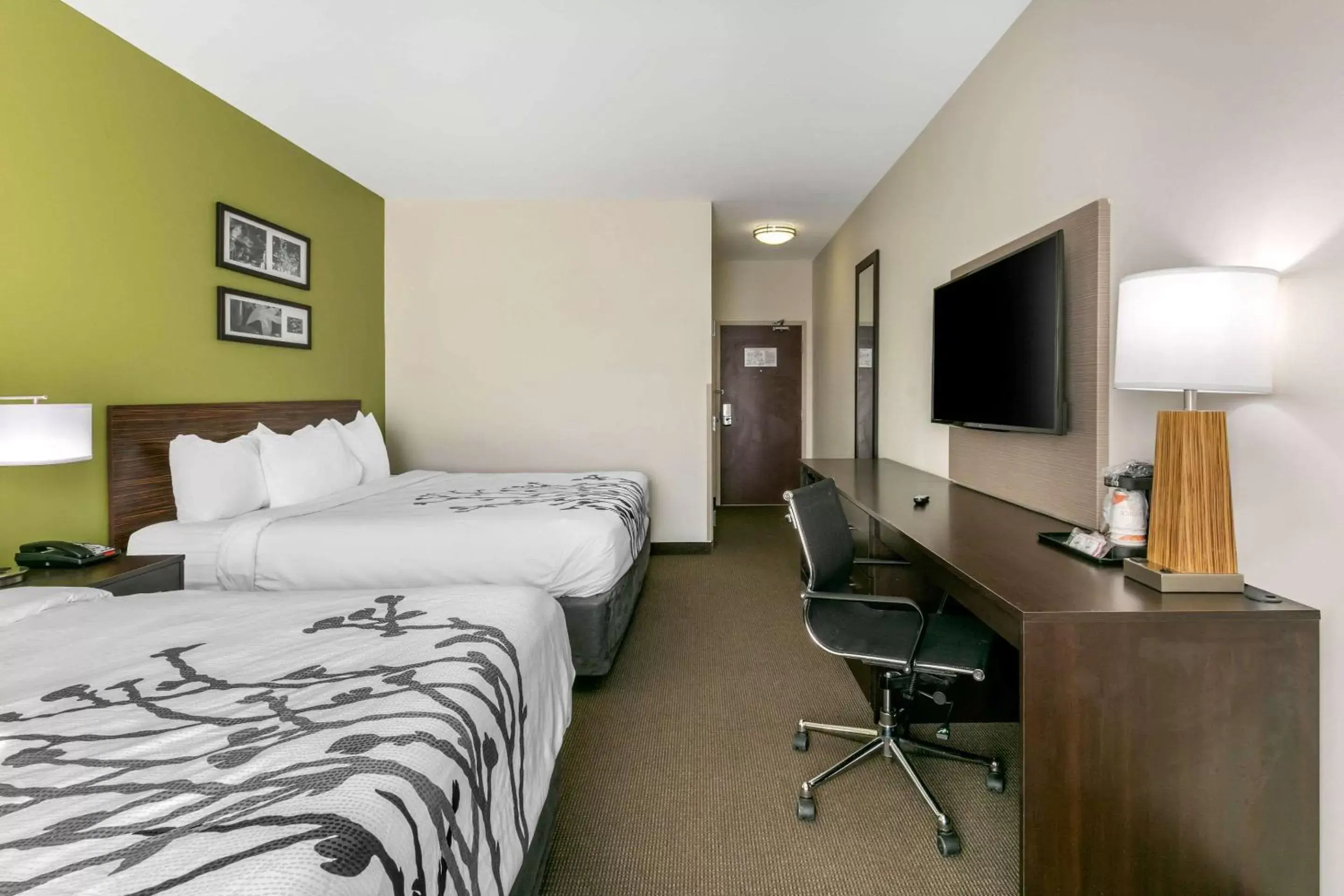 Photo of the whole room, Bed in Sleep Inn & Suites Columbia