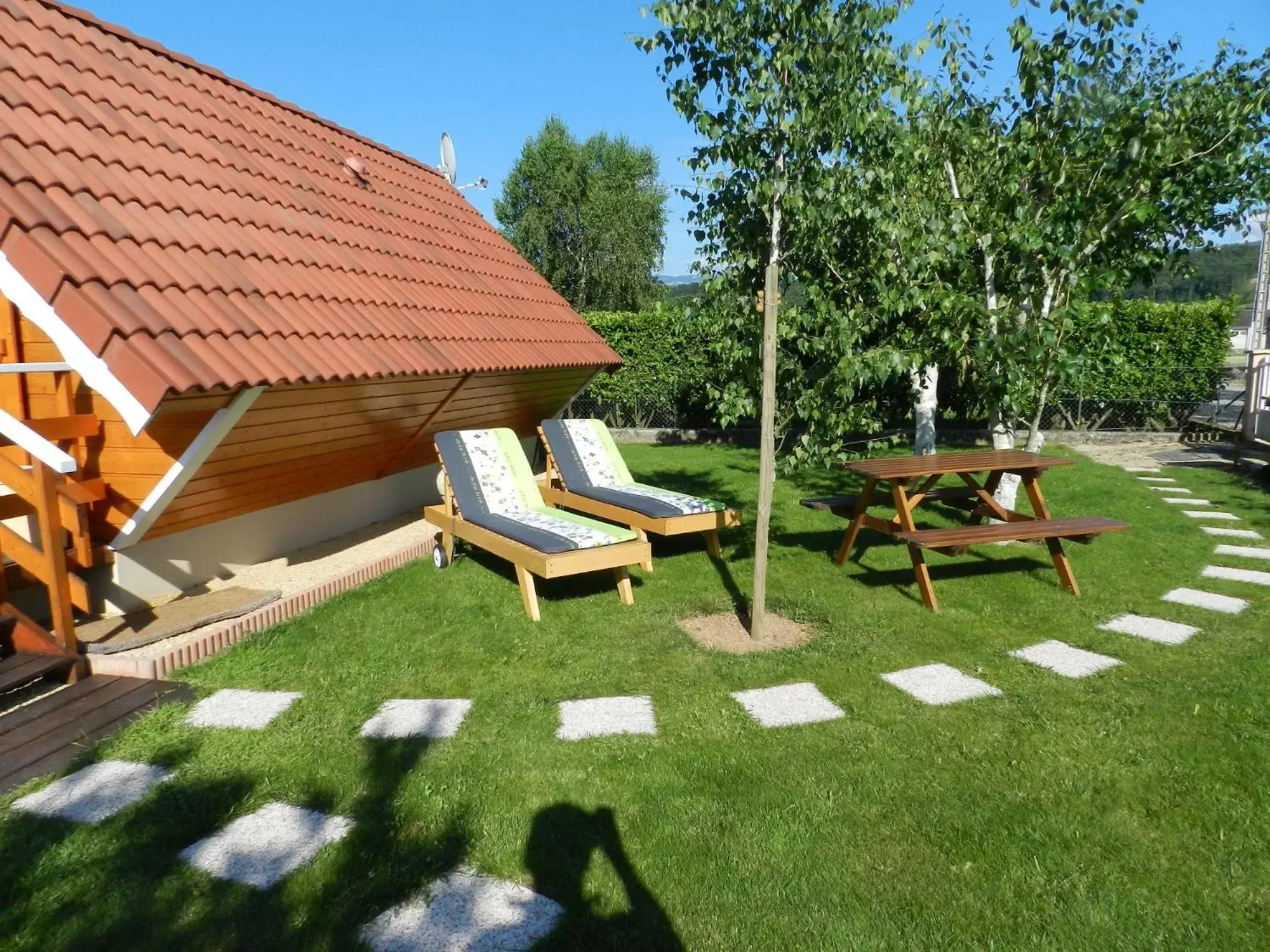 Garden in Gîte et Chambre D'hôte