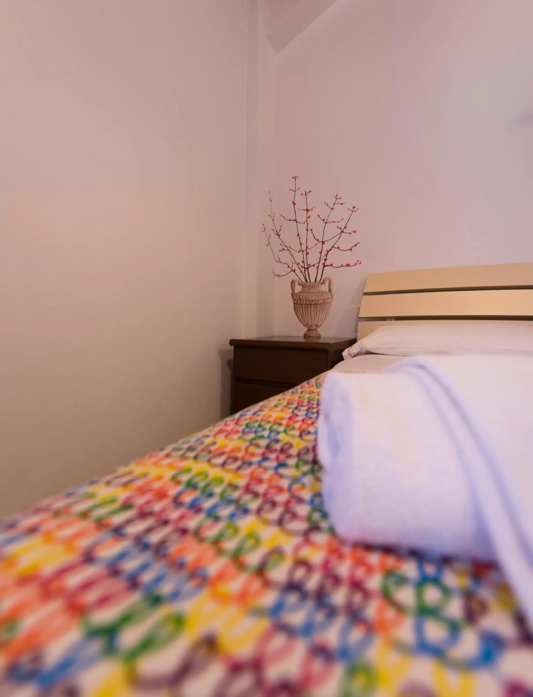 Decorative detail, Bed in La Casa Rossa Country House