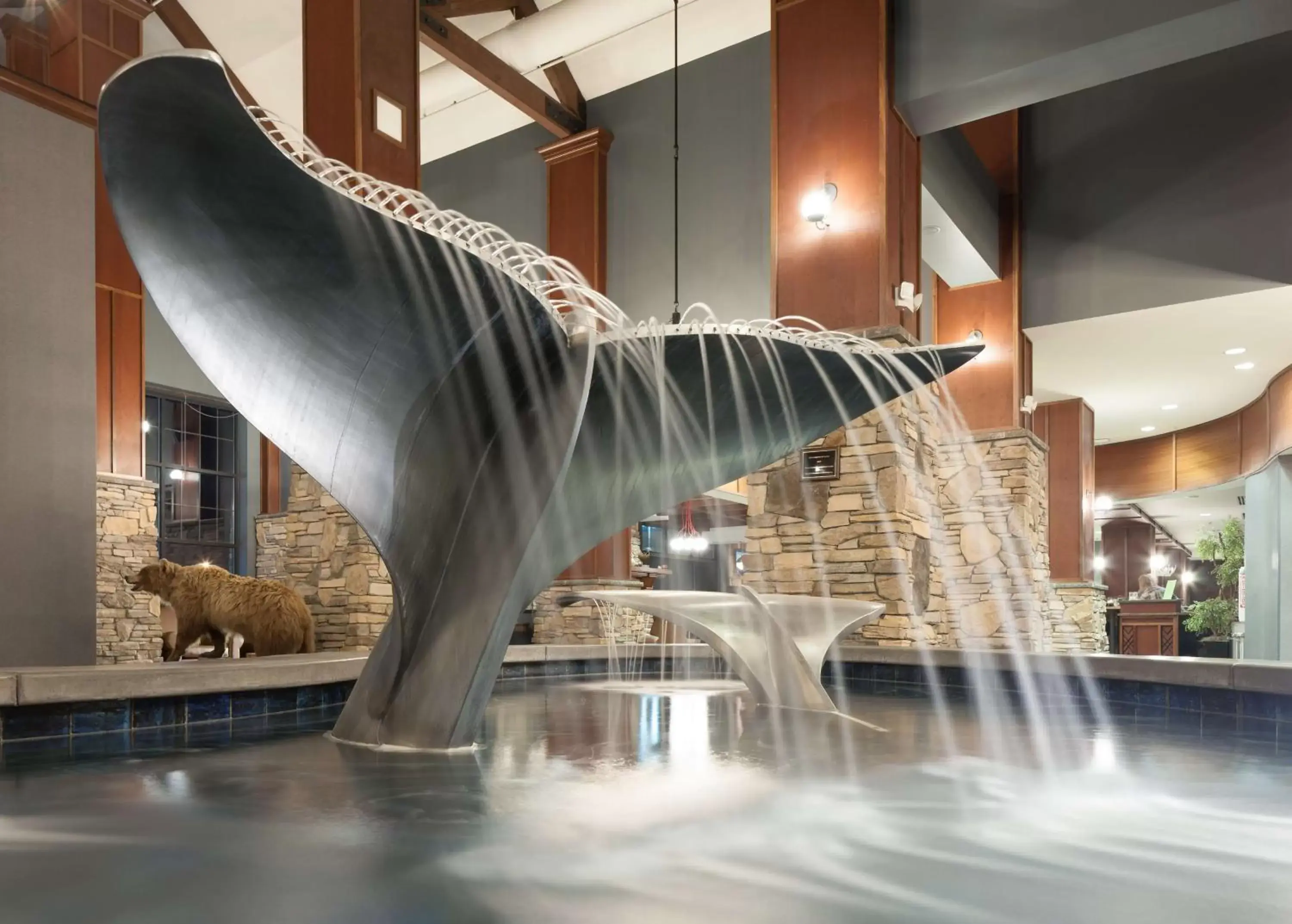 Lobby or reception in Embassy Suites Anchorage Lobby or reception in Embassy Suites Anchorage