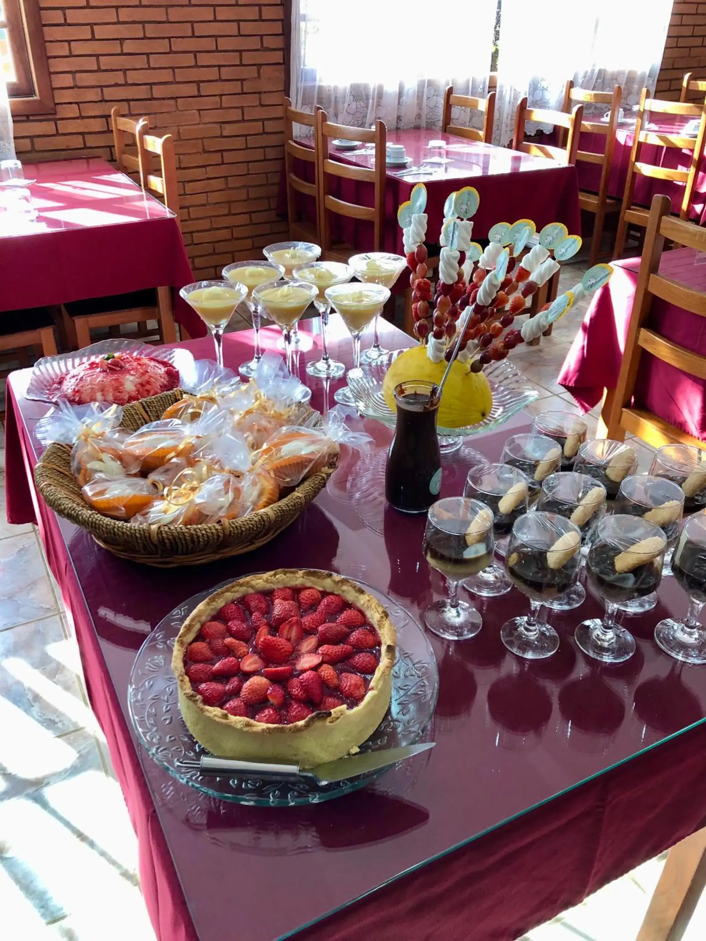 Buffet breakfast in Hotel Garnier