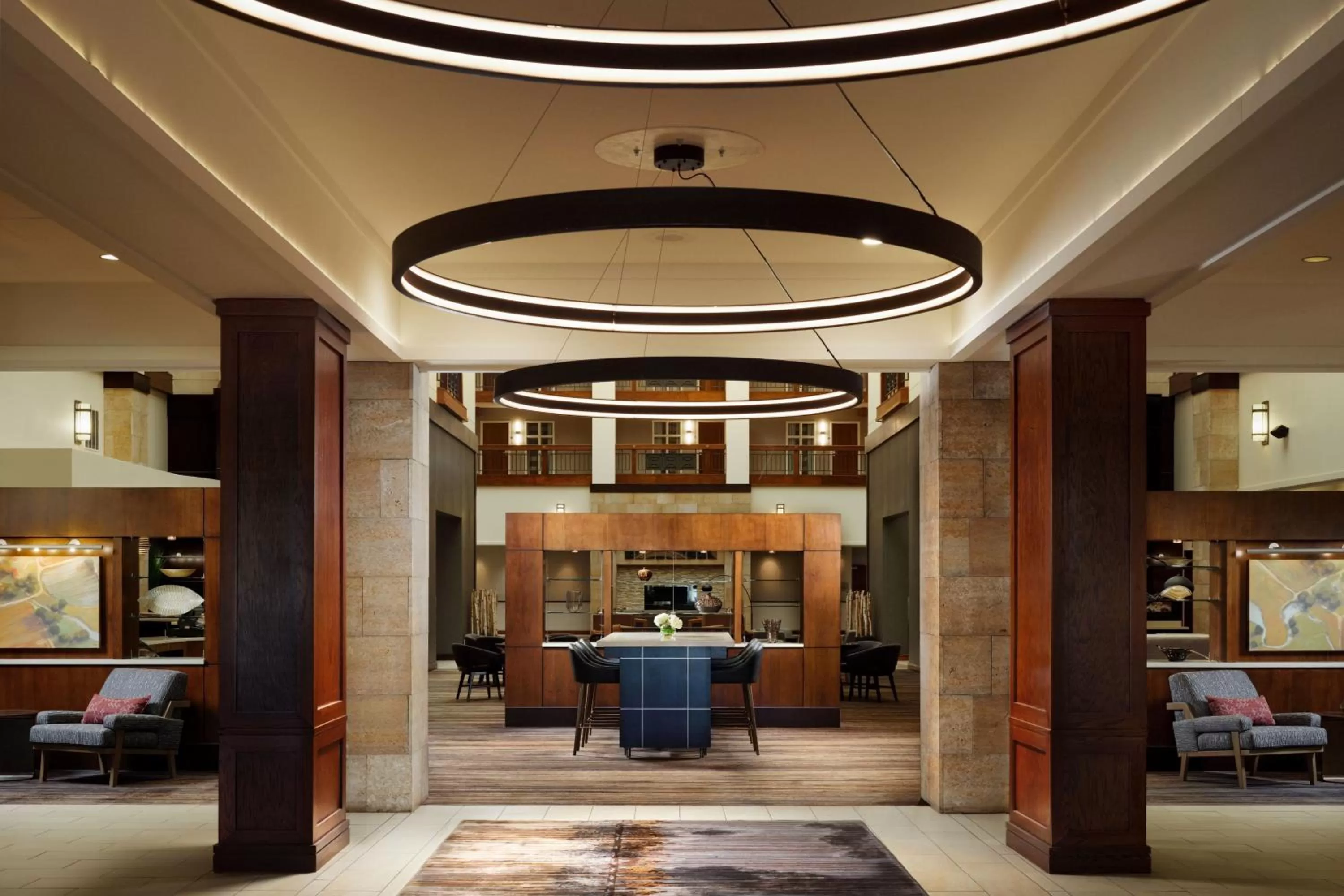 Lobby or reception in Minneapolis Marriott Northwest Hotel & Conference Center