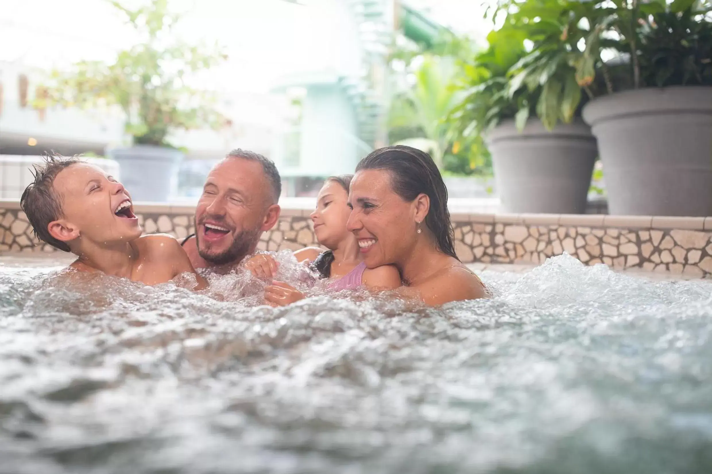 Swimming pool, Guests in Beachhotel Zandvoort by Center Parcs