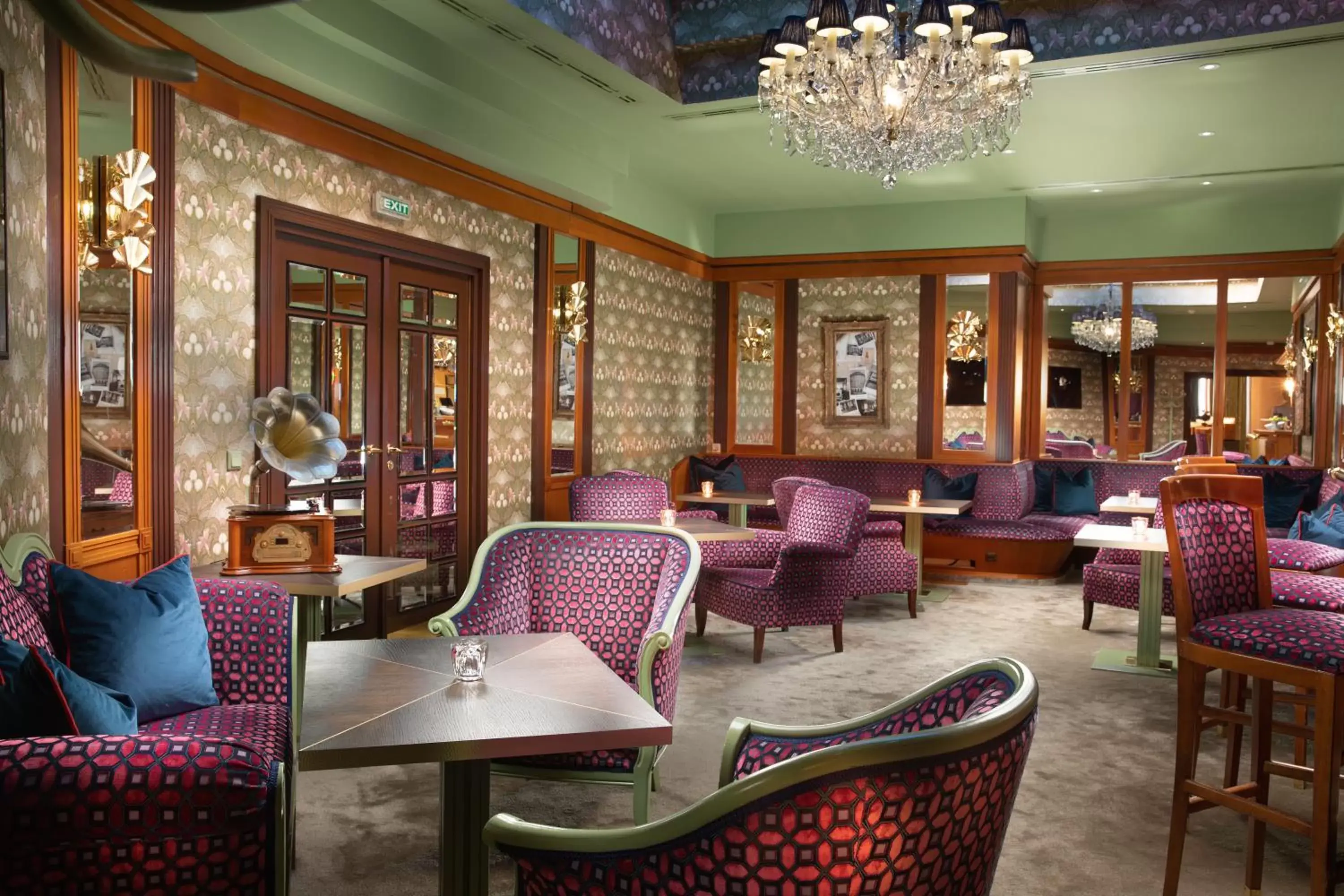 Lounge or bar, Restaurant/Places to Eat in Grand Hotel Bohemia