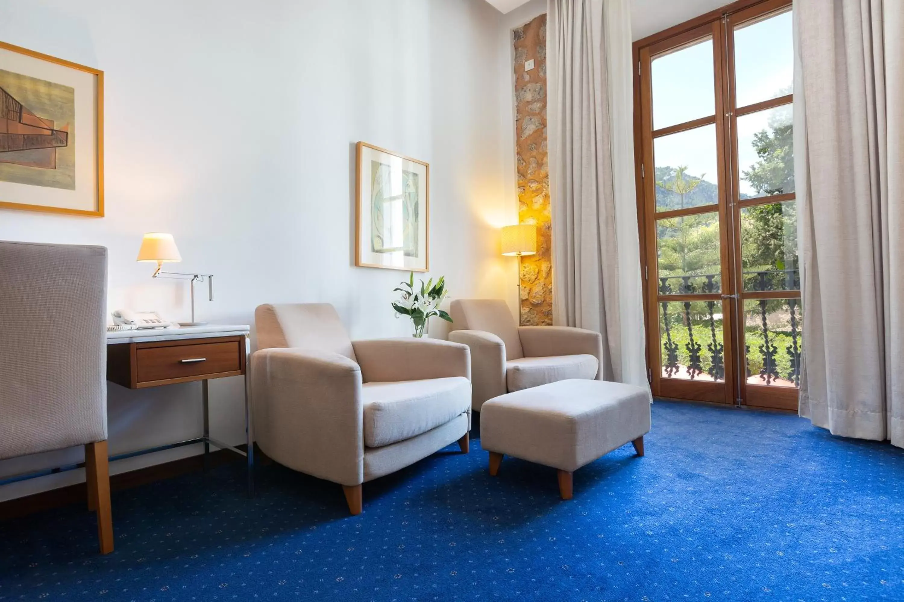 Seating Area in Gran Hotel Soller