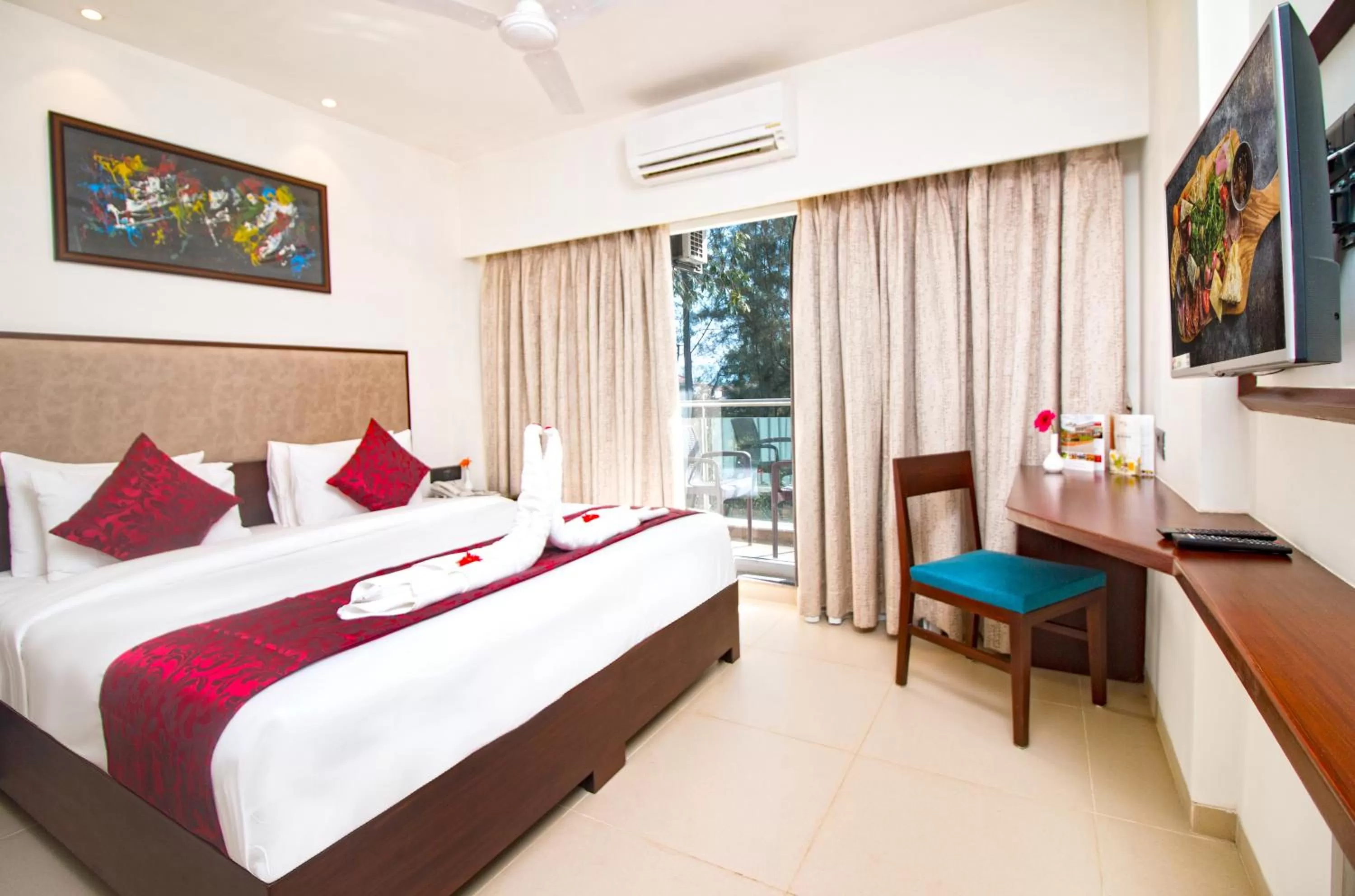 Bed in 7 Apple Resort Lonavala